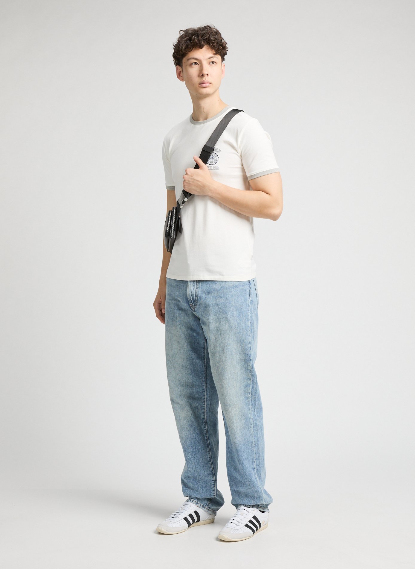 Cotton T-shirt GUESS White