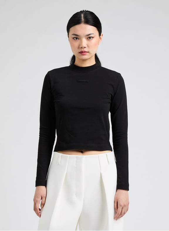 Pull en coton mélangé Noir by JACQUEMUS JACQUEMUS Pull en coton mélangé Noir