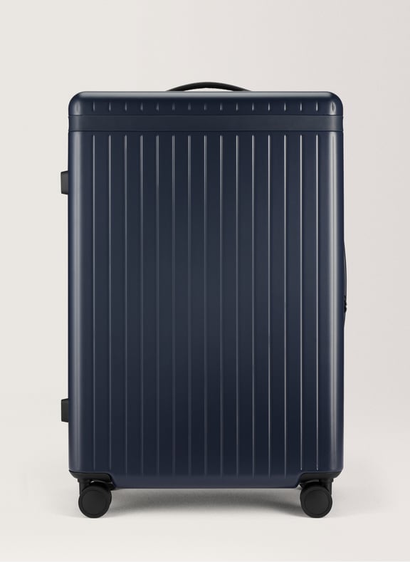 Valise 'the large check-in' en polycarbonate à fermeture zippée Bleu by CARL FRIEDRIK CARL FRIEDRIK Valise 'the large check-in' en polycarbonate à fermeture zippée Bleu