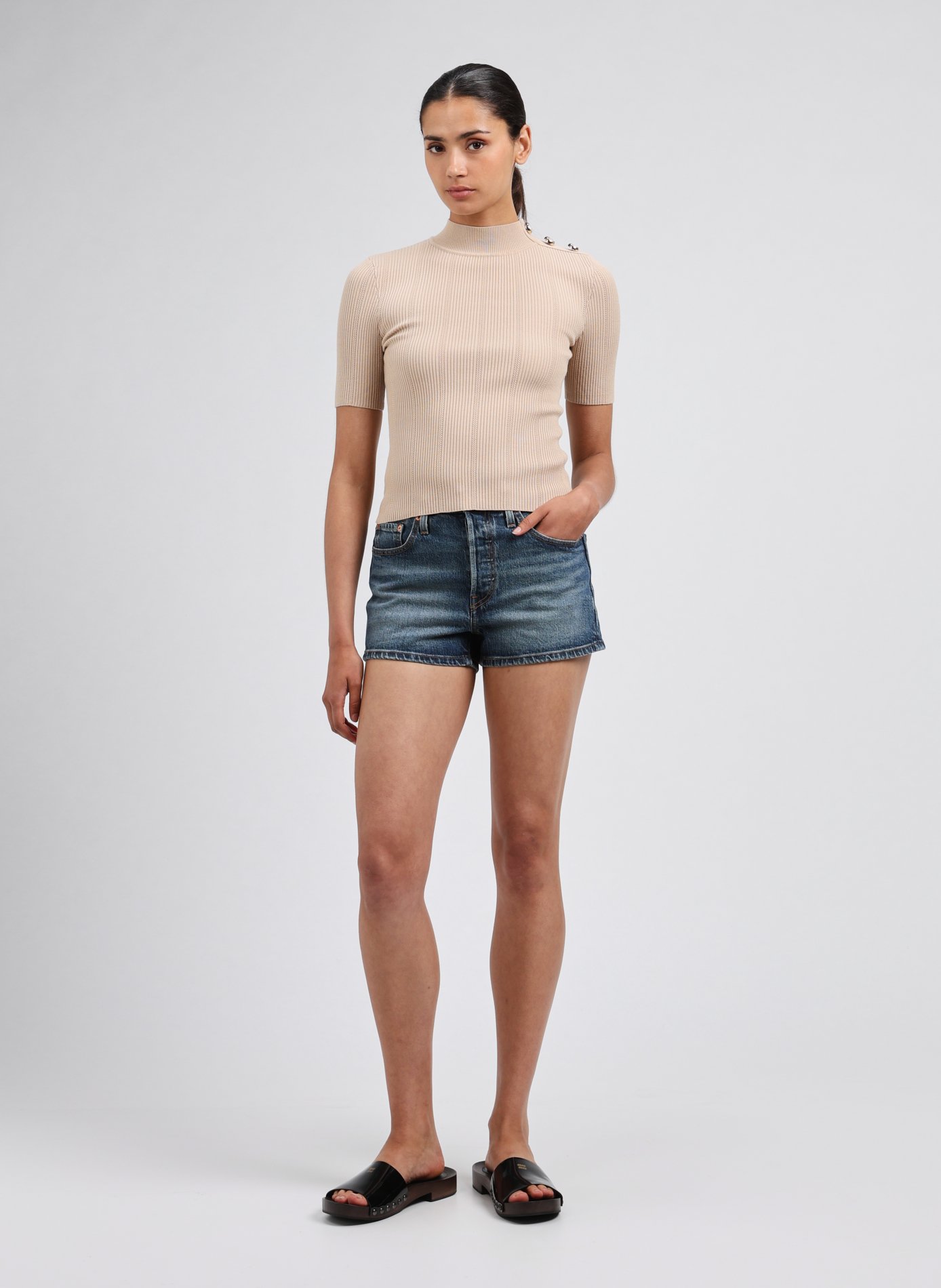 501 denim shorts LEVI&#039;S Blue