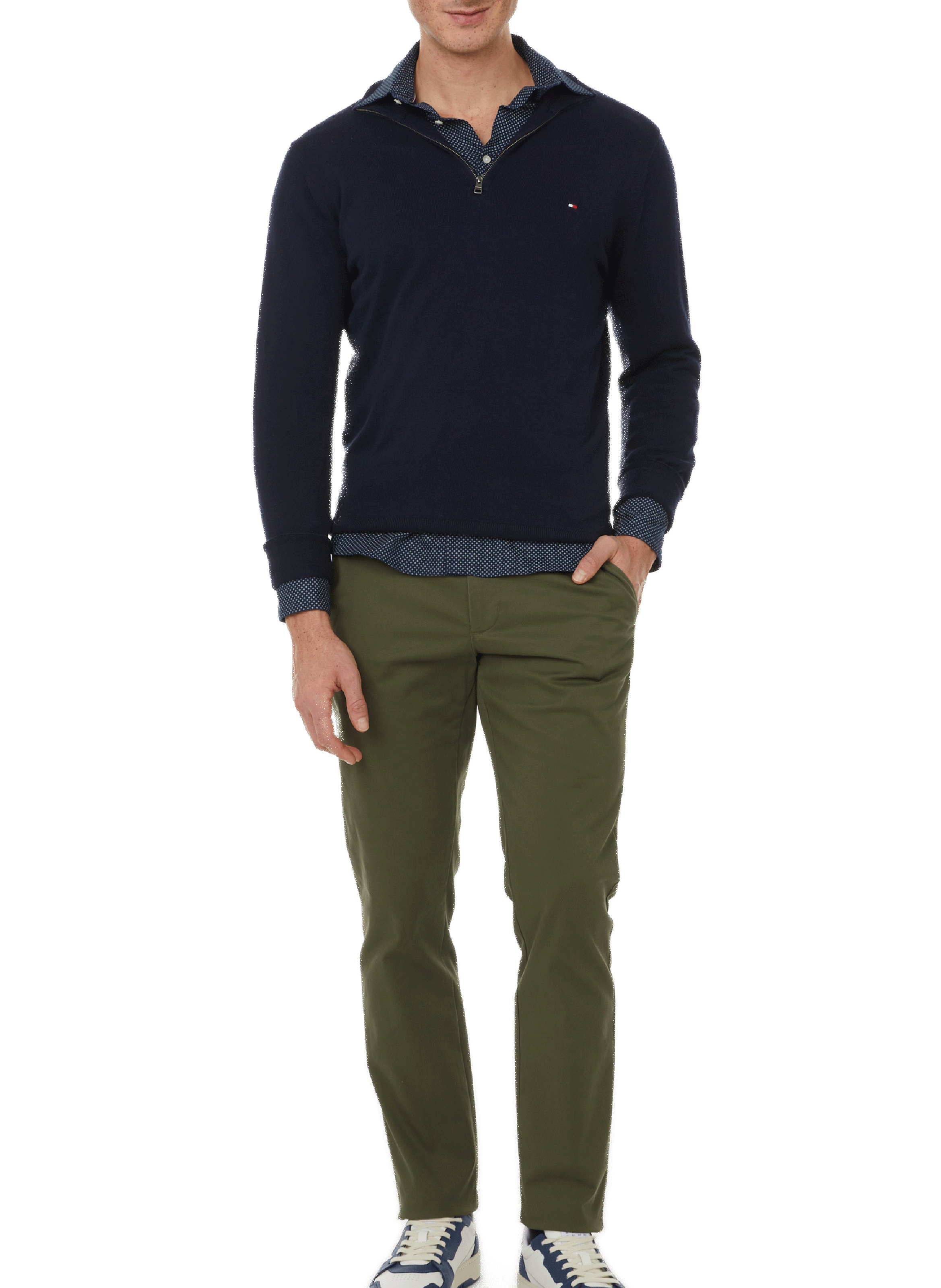 Half-zip jumper TOMMY HILFIGER Blue