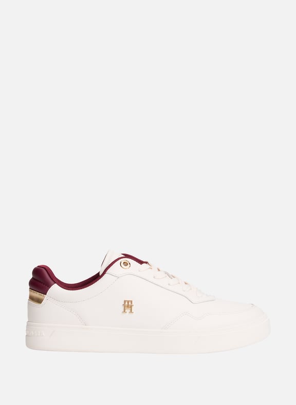 Leather sneakers White by TOMMY HILFIGER TOMMY HILFIGER Leather sneakers White
