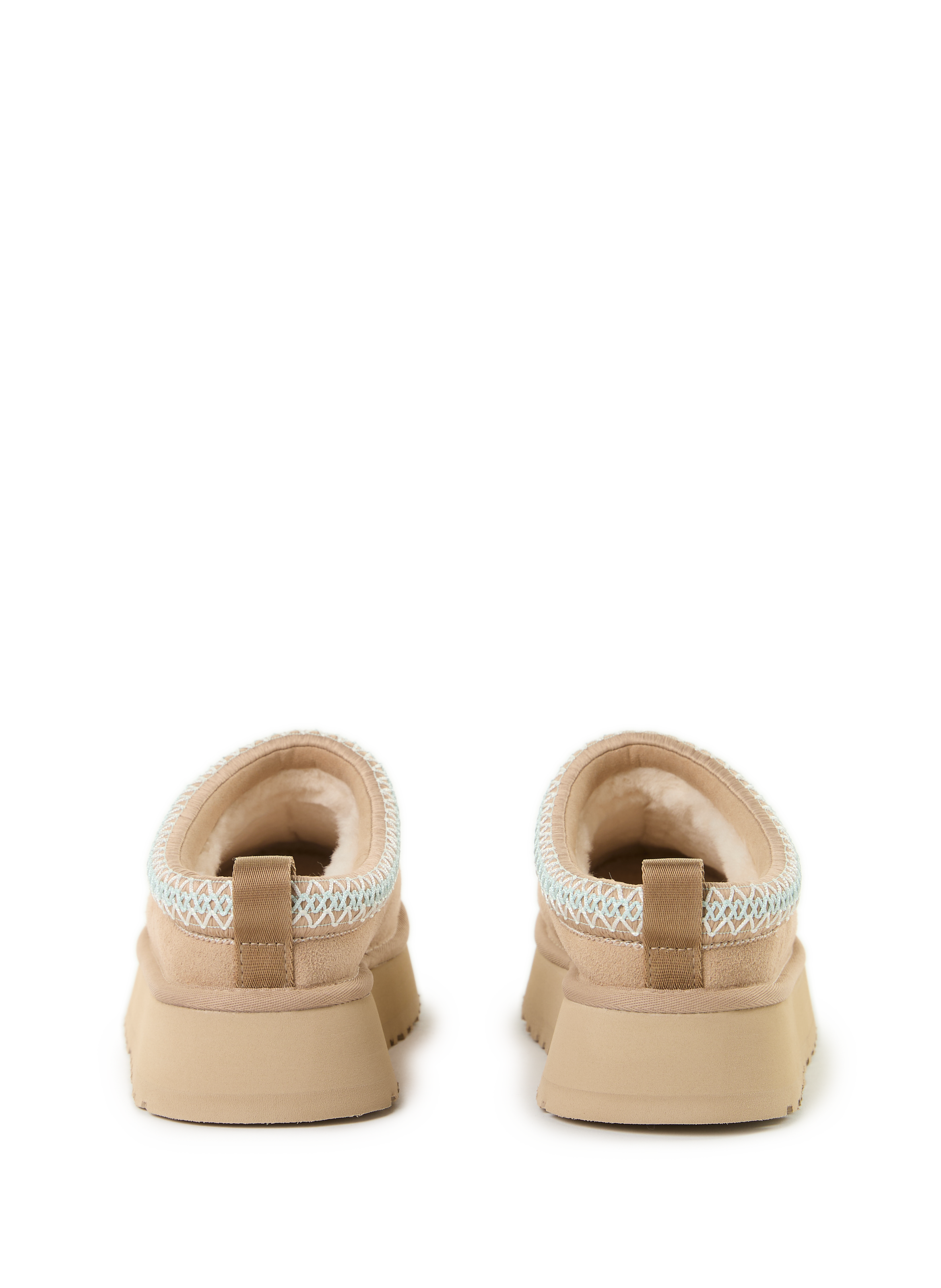 Mixed leather slippers UGG Beige