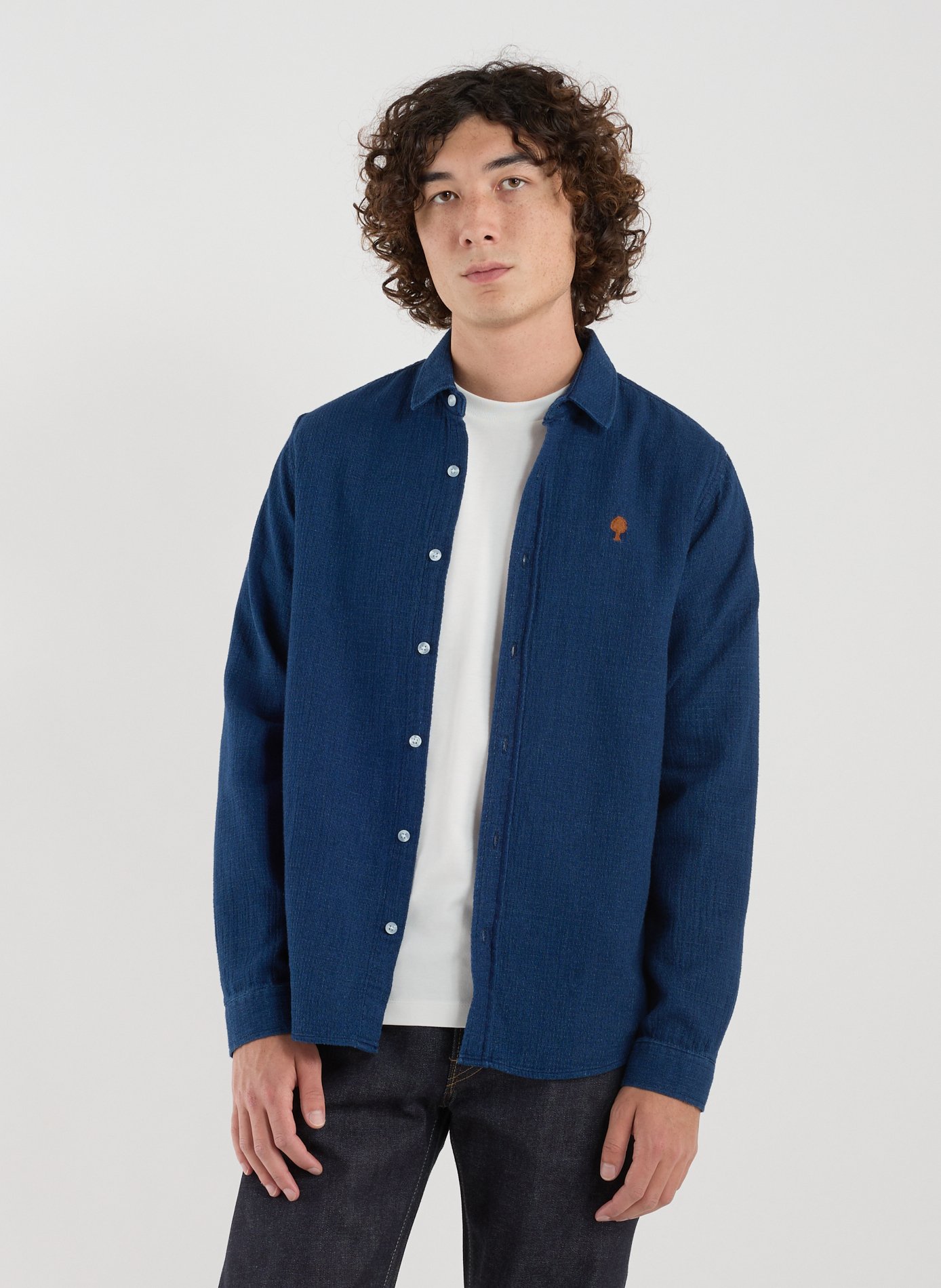 FAGUO  Cotton shirt Blue