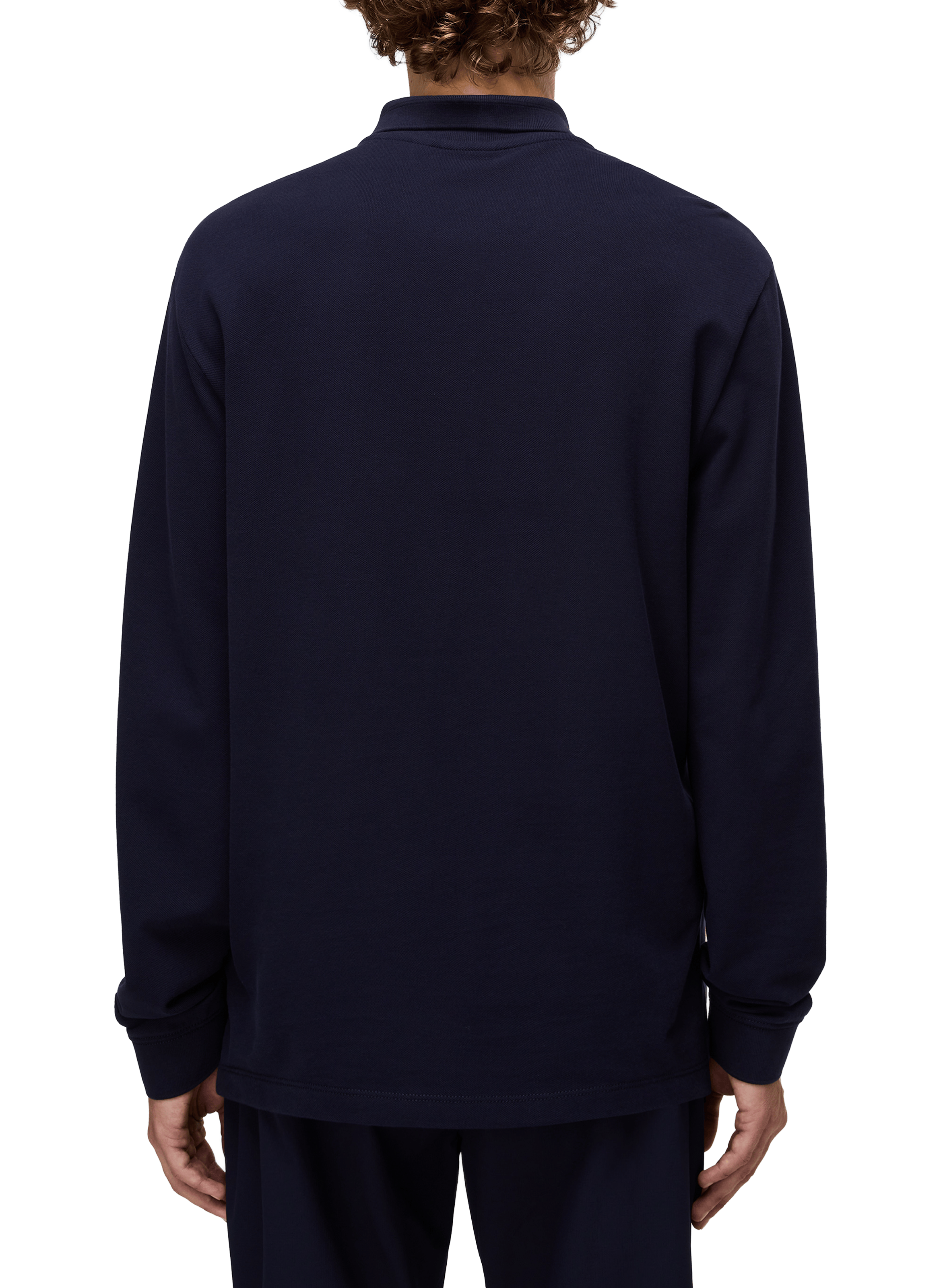 Long-sleeved cotton polo shirt NAPAPIJRI Blue