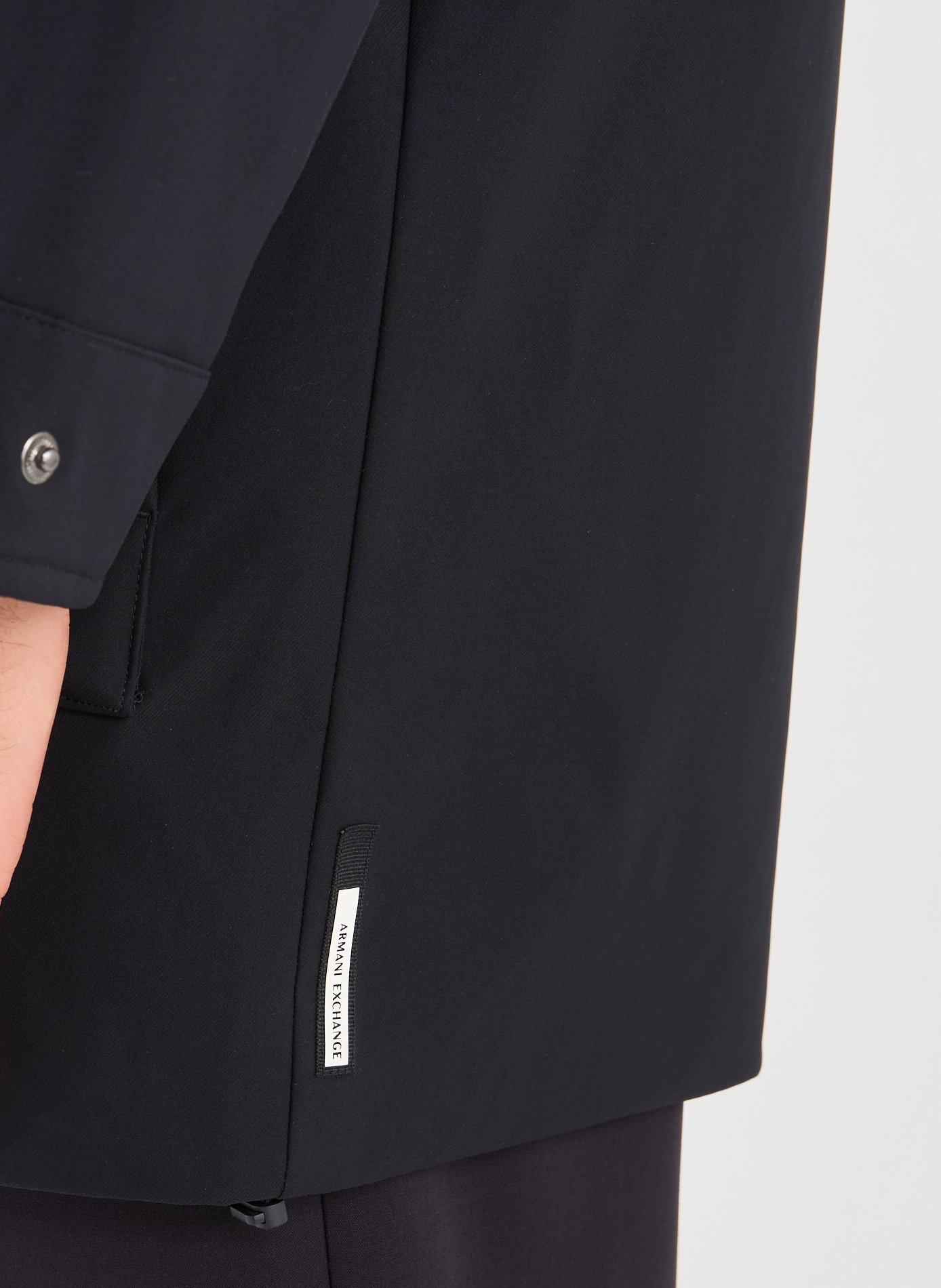 Parka col montant à capuche ARMANI EXCHANGE Bleu