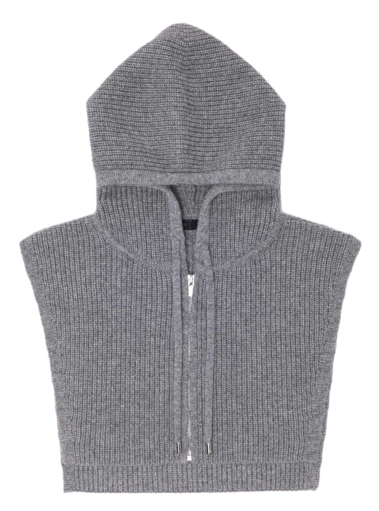 MAJE Capuche en laine et cachemire Gris