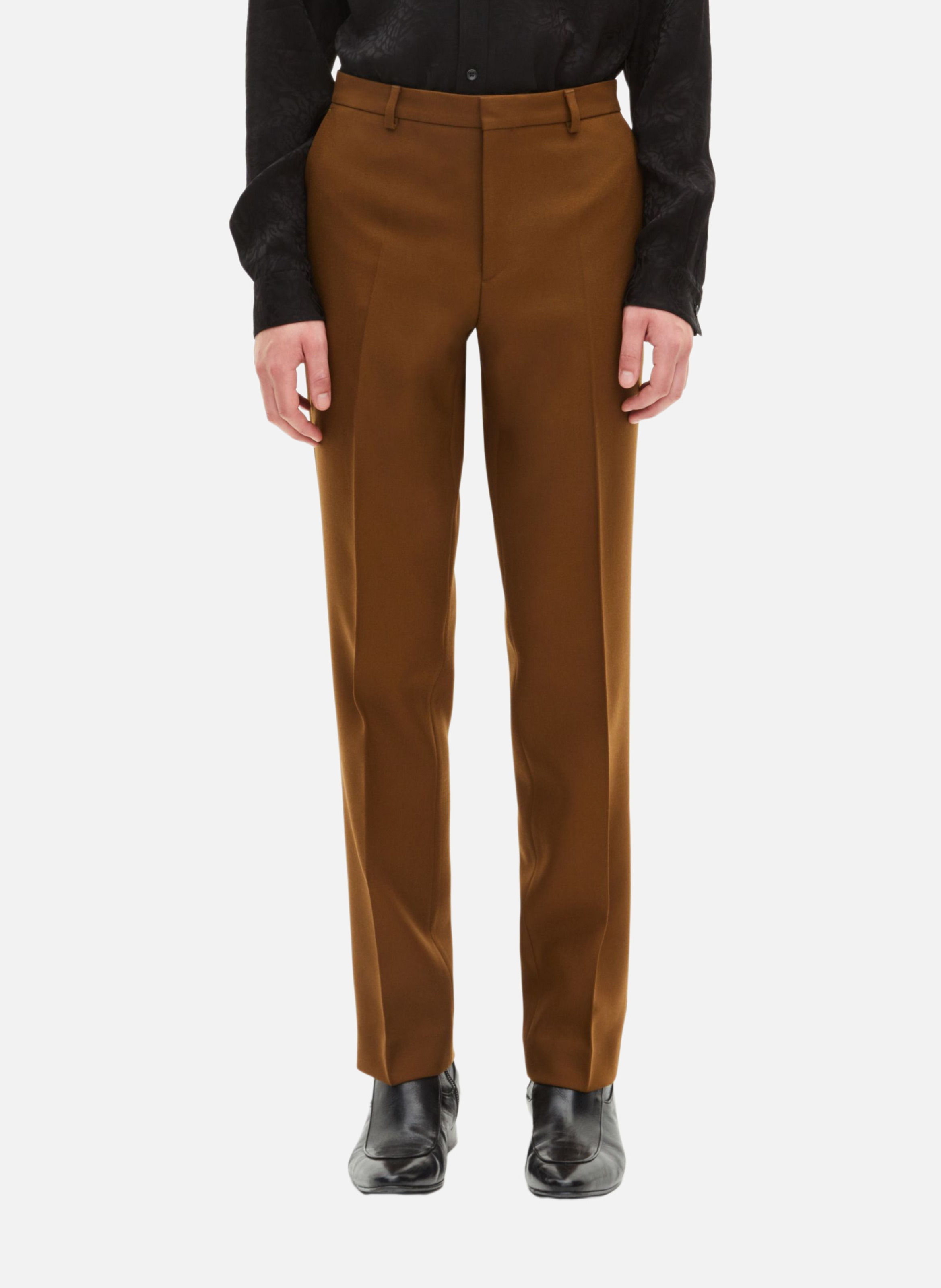 Pantalon de costume droit THE KOOPLES Marron