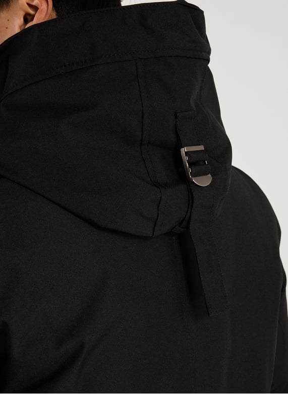 Parka matelassée mi-longue | Noir by SCHOTT Parka matelassée mi-longue Noir