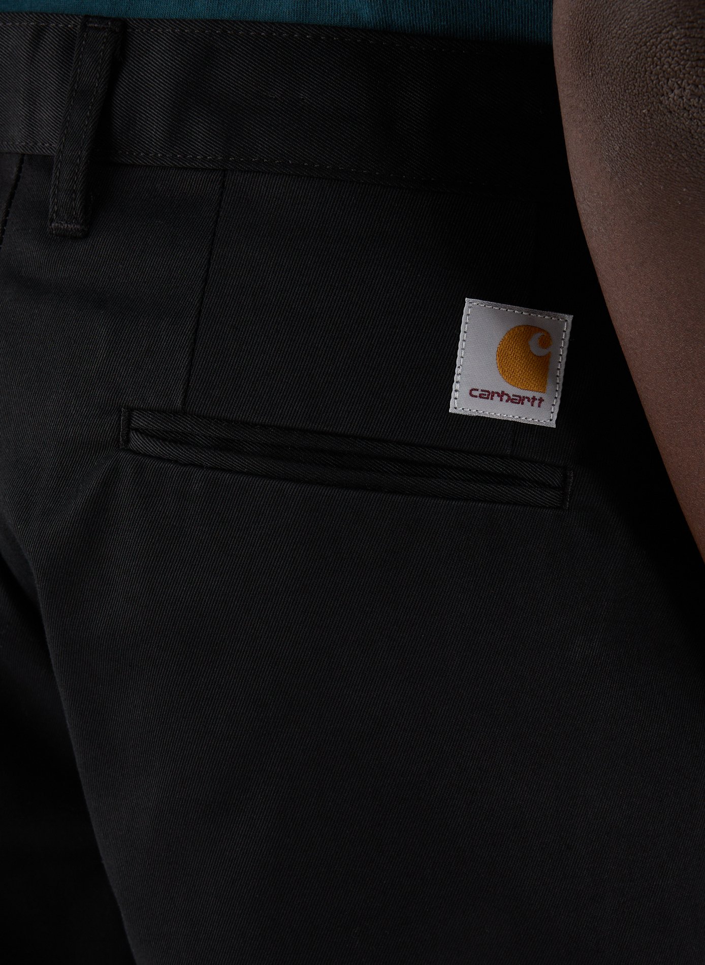 Straight pants with pleats CARHARTT WIP Black