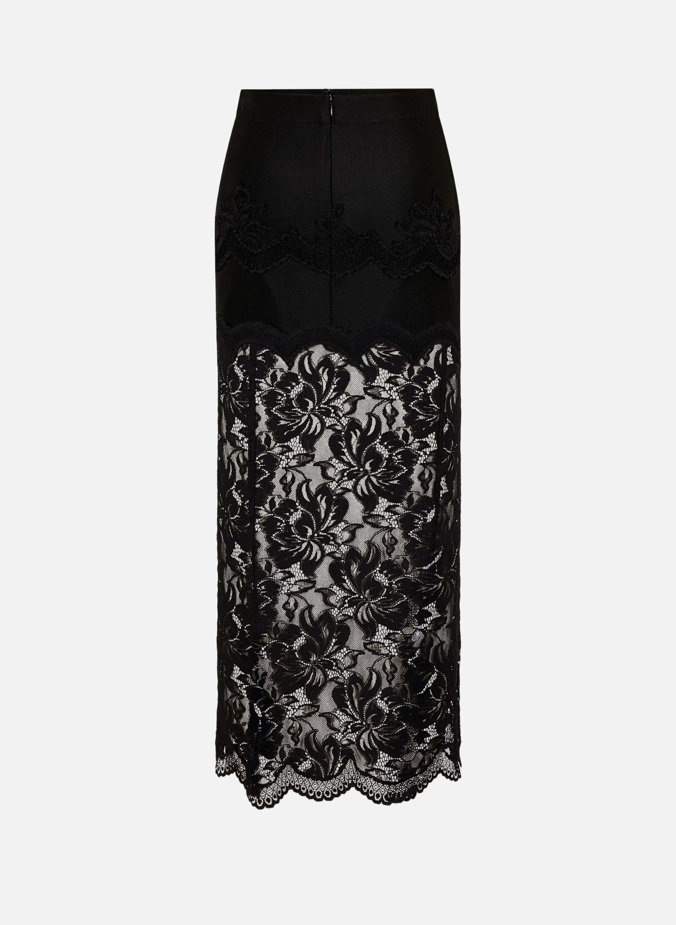 Jupe en dentelle RABANNE Noir