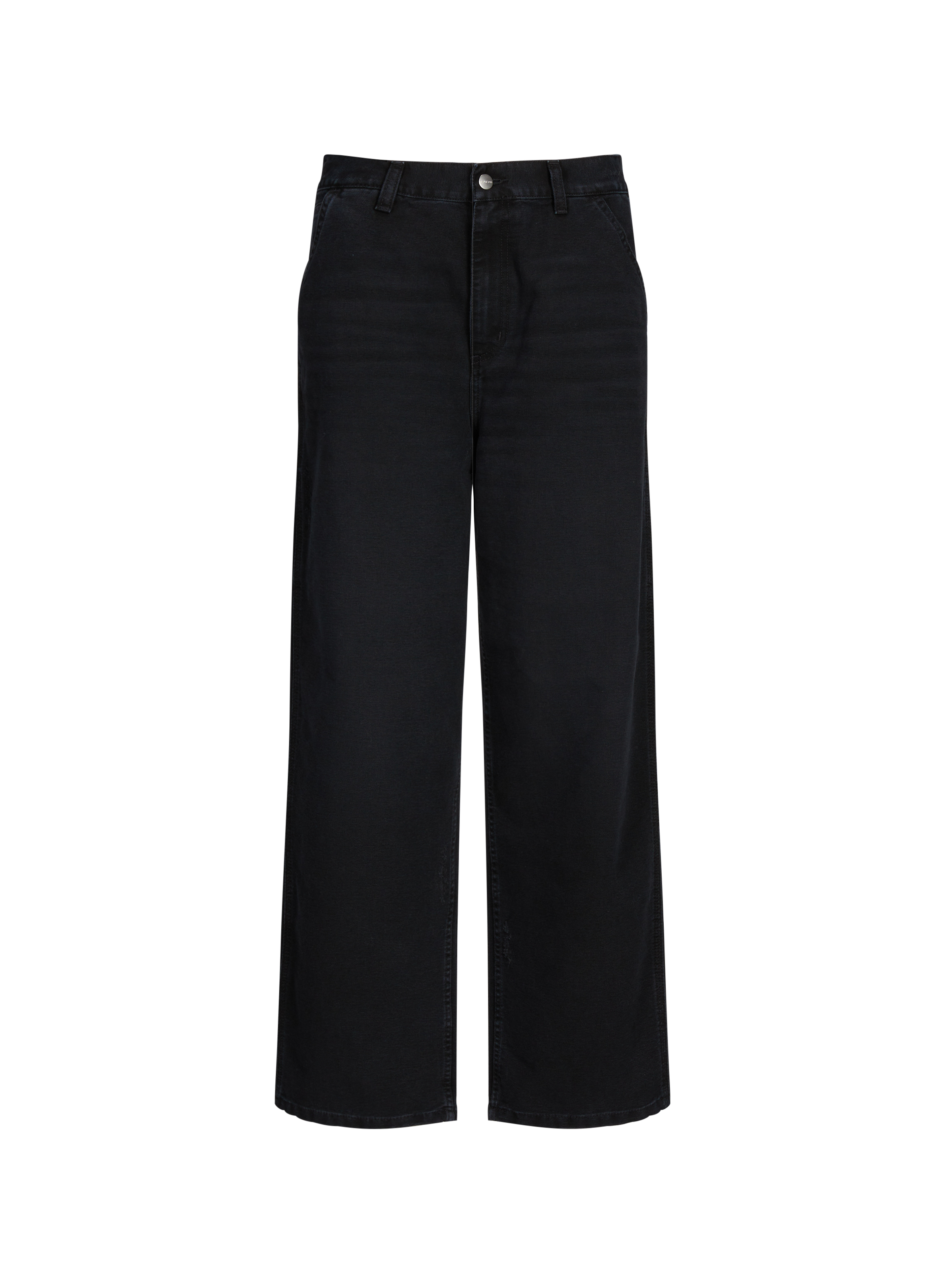 CARHARTT WIP Loose cotton jeans Black