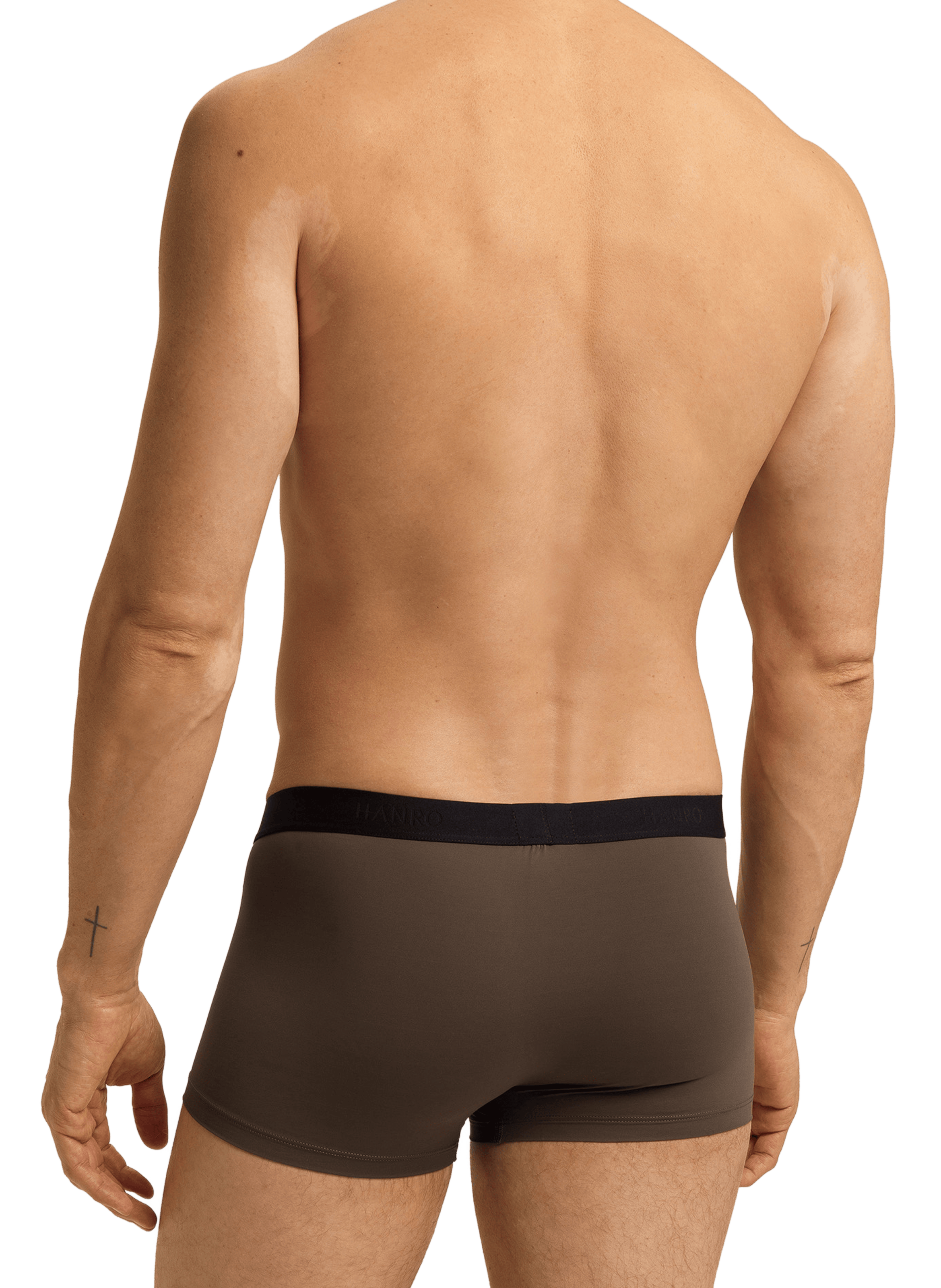 Boxer shorts with logo HANRO Green