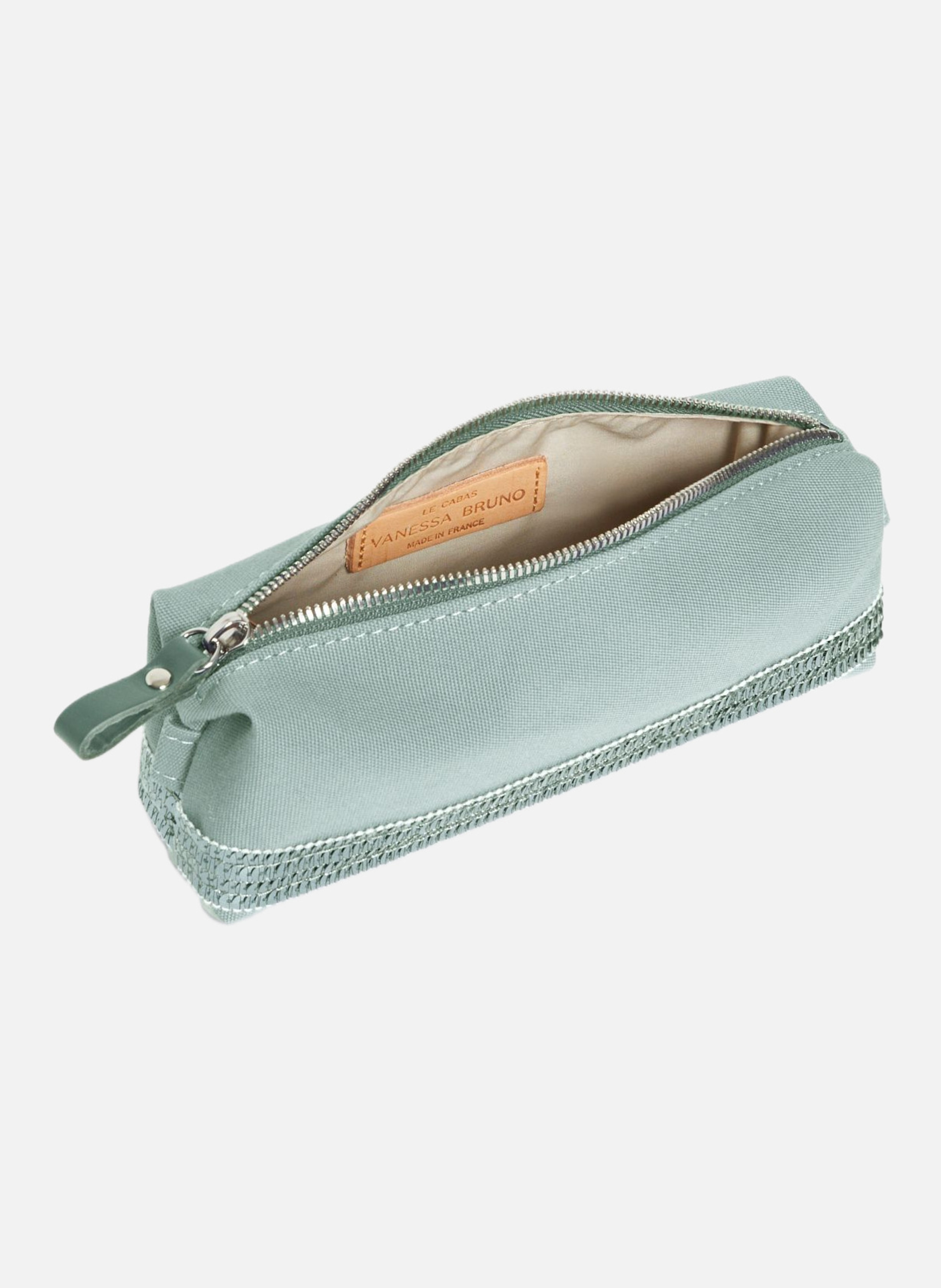 Trousse Écolier En Toile VANESSA BRUNO Vert