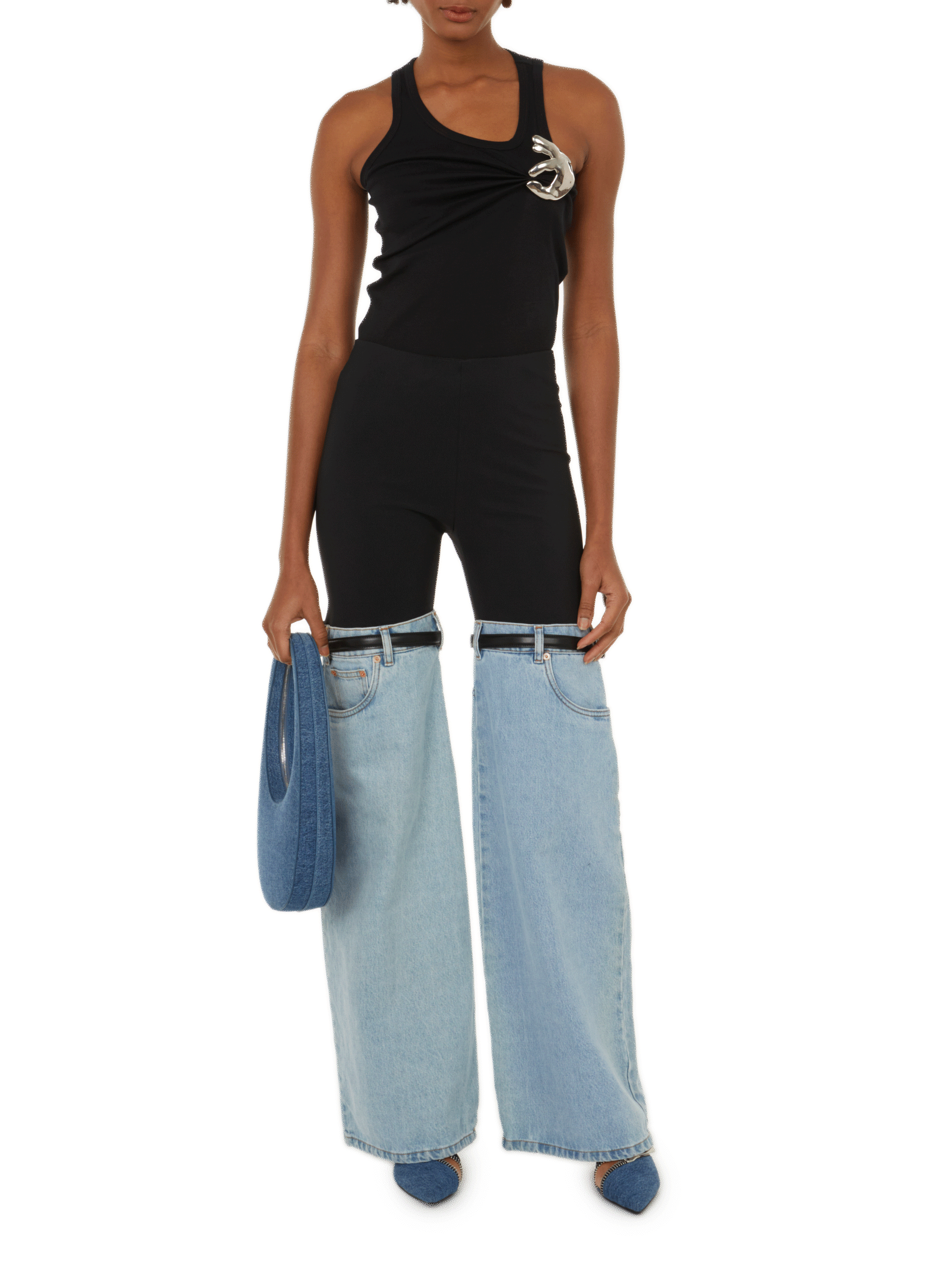 Emoji cotton top  COPERNI Black