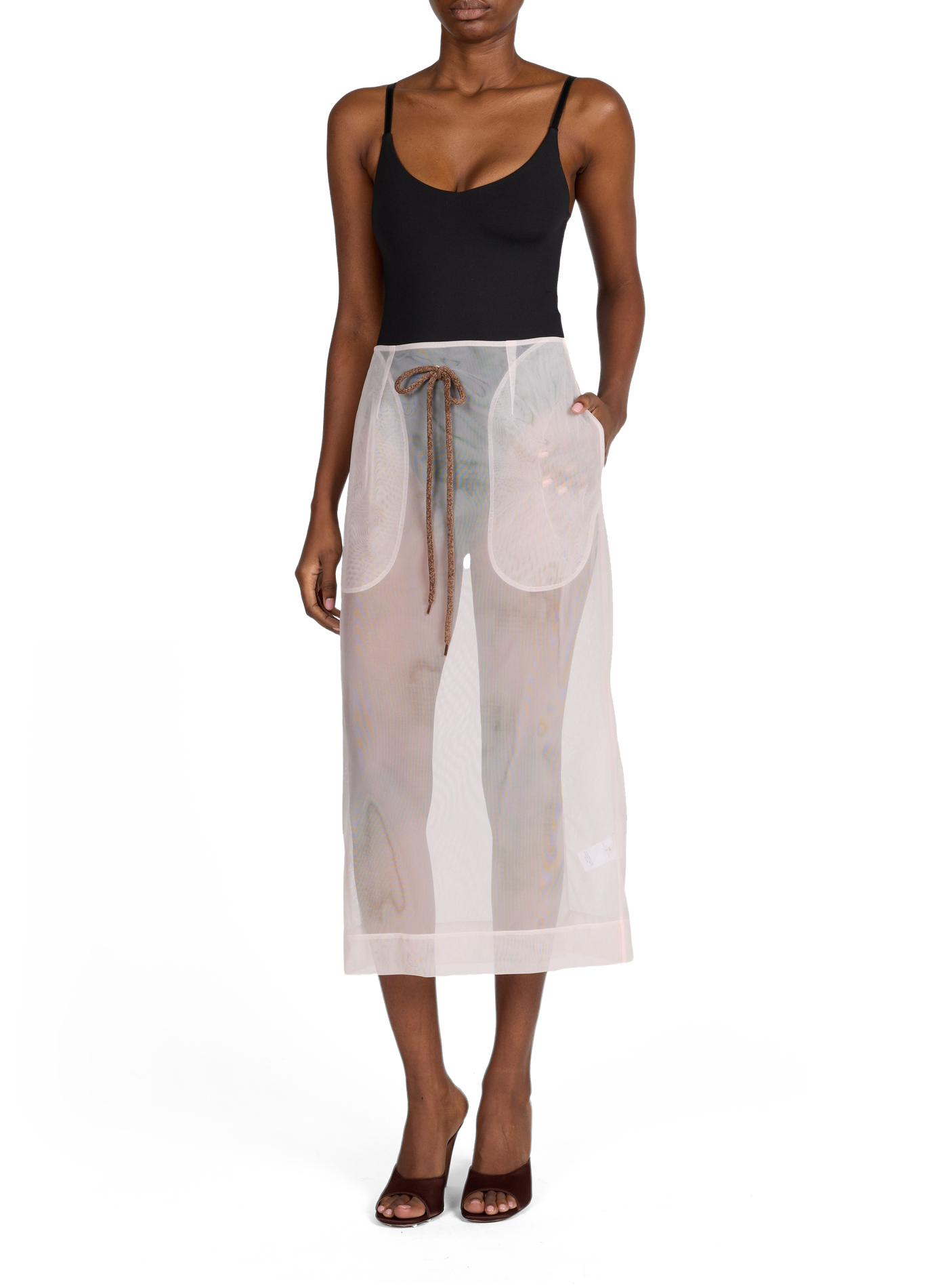 Straight tulle skirt SIMONE ROCHA Pink