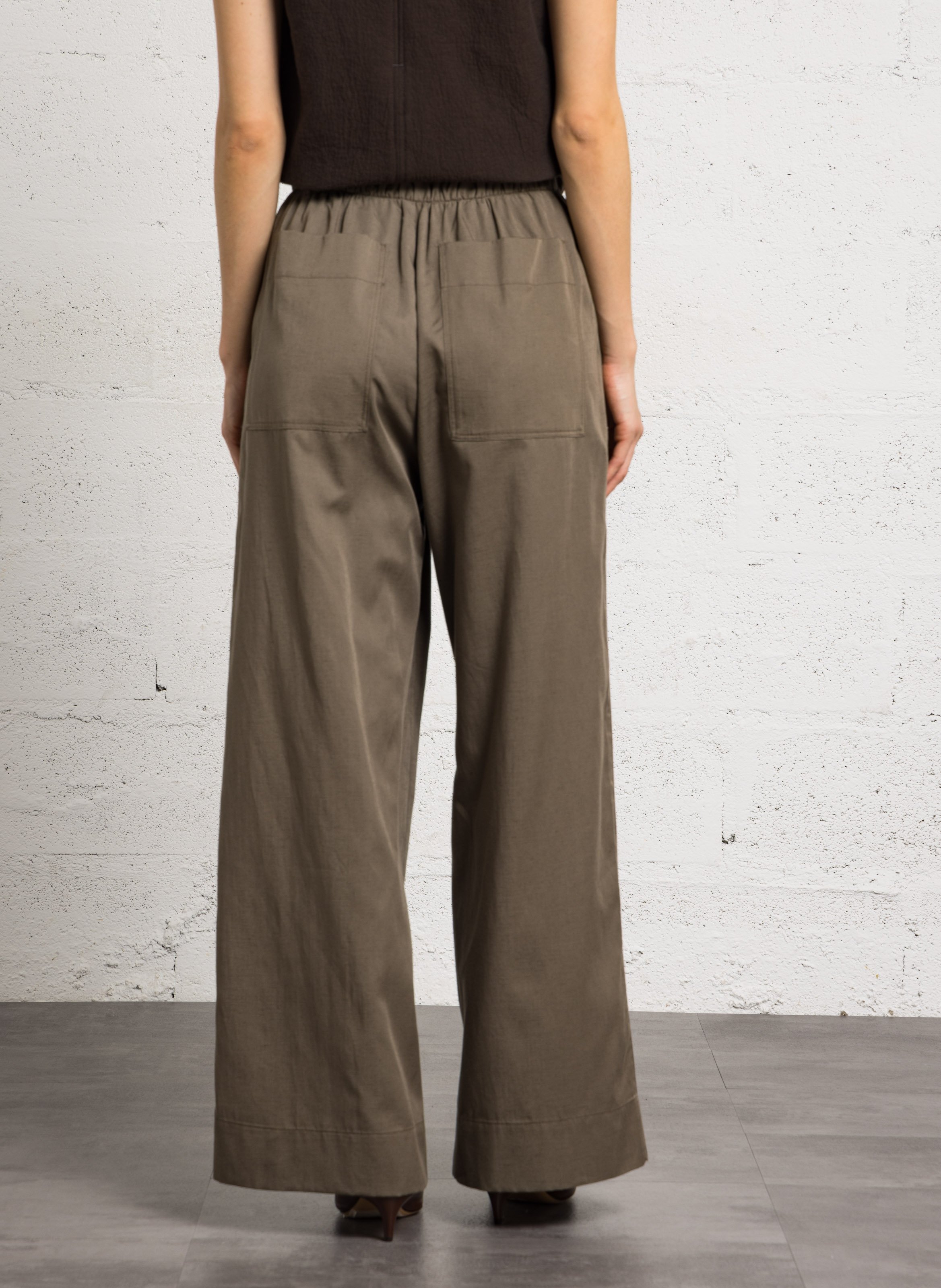 Pantalon large hugues SOEUR Marron
