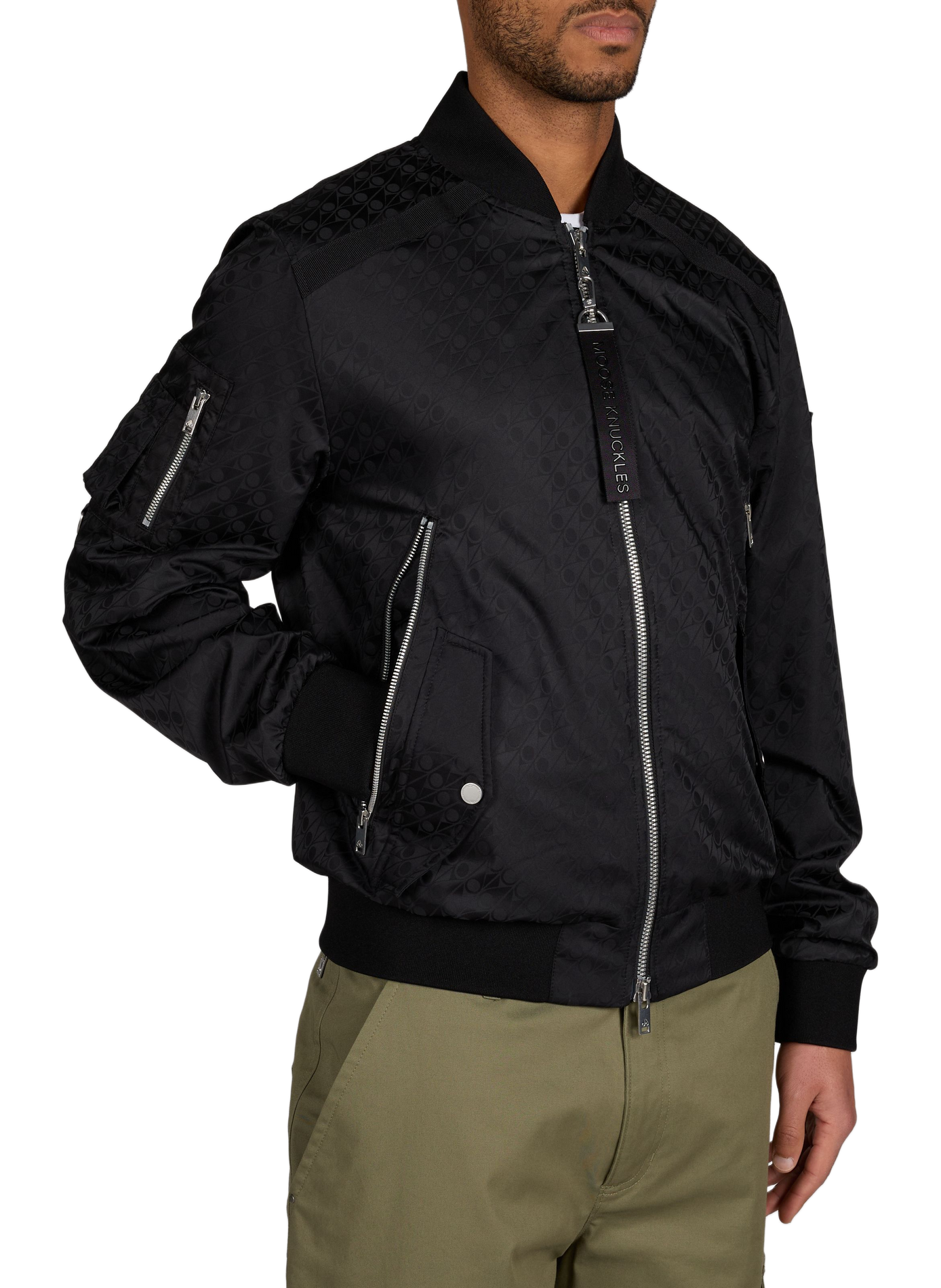 Veste logotypée MOOSE KNUCKLES Noir