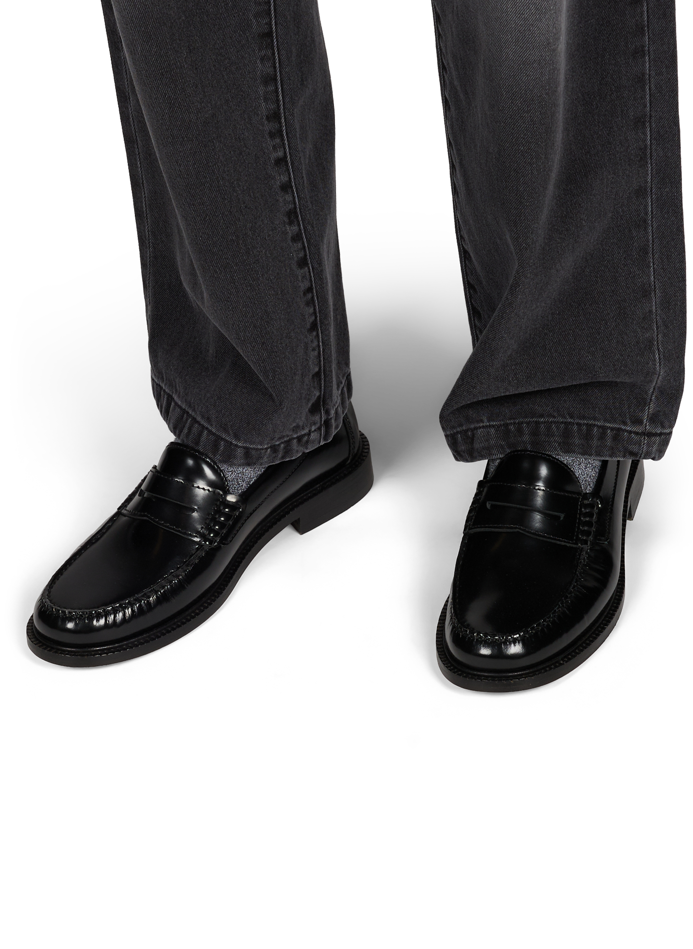 Mocassins Yardee en cuir VINNY'S Noir