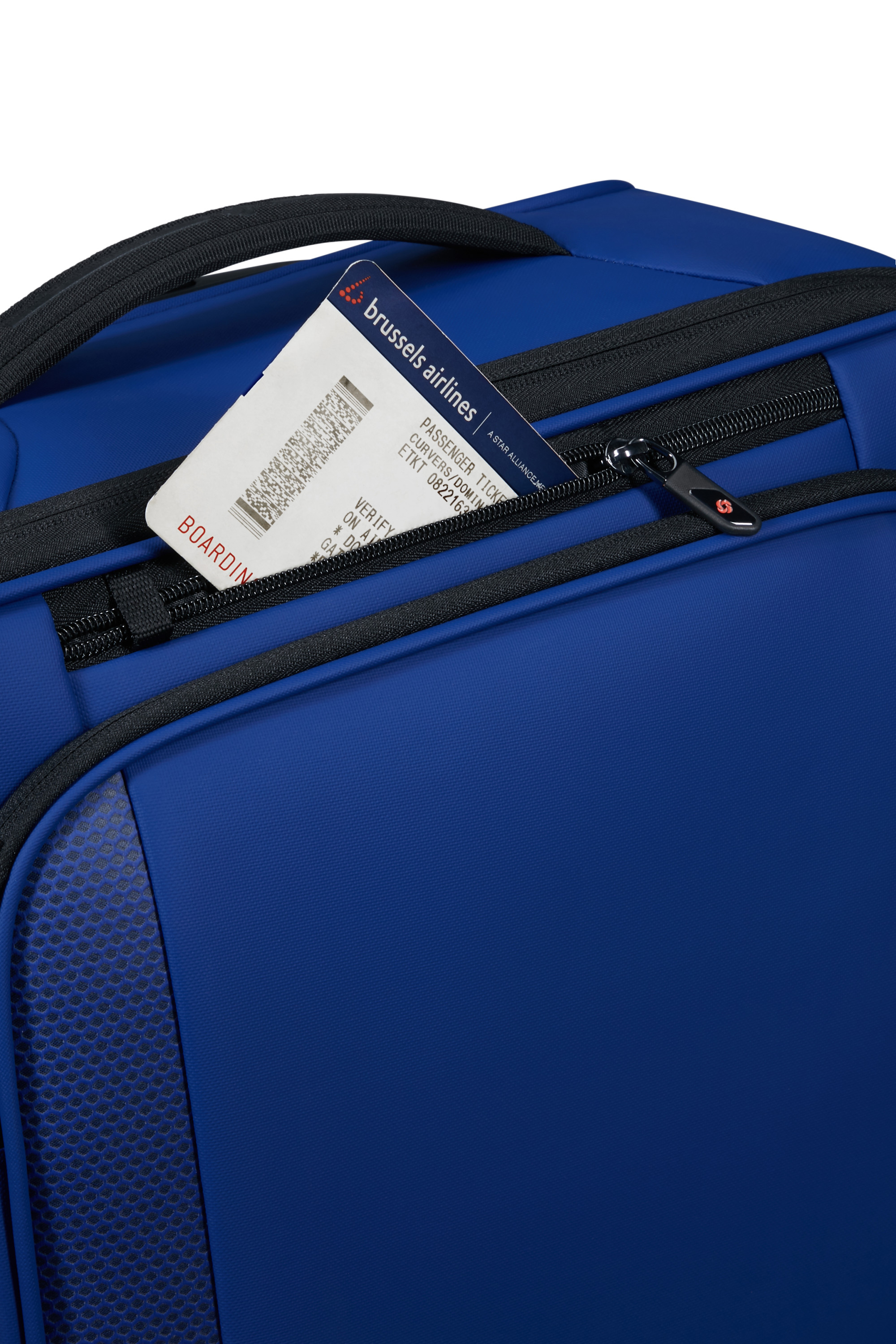 Glazed valise 4 roues taille s SAMSONITE Bleu