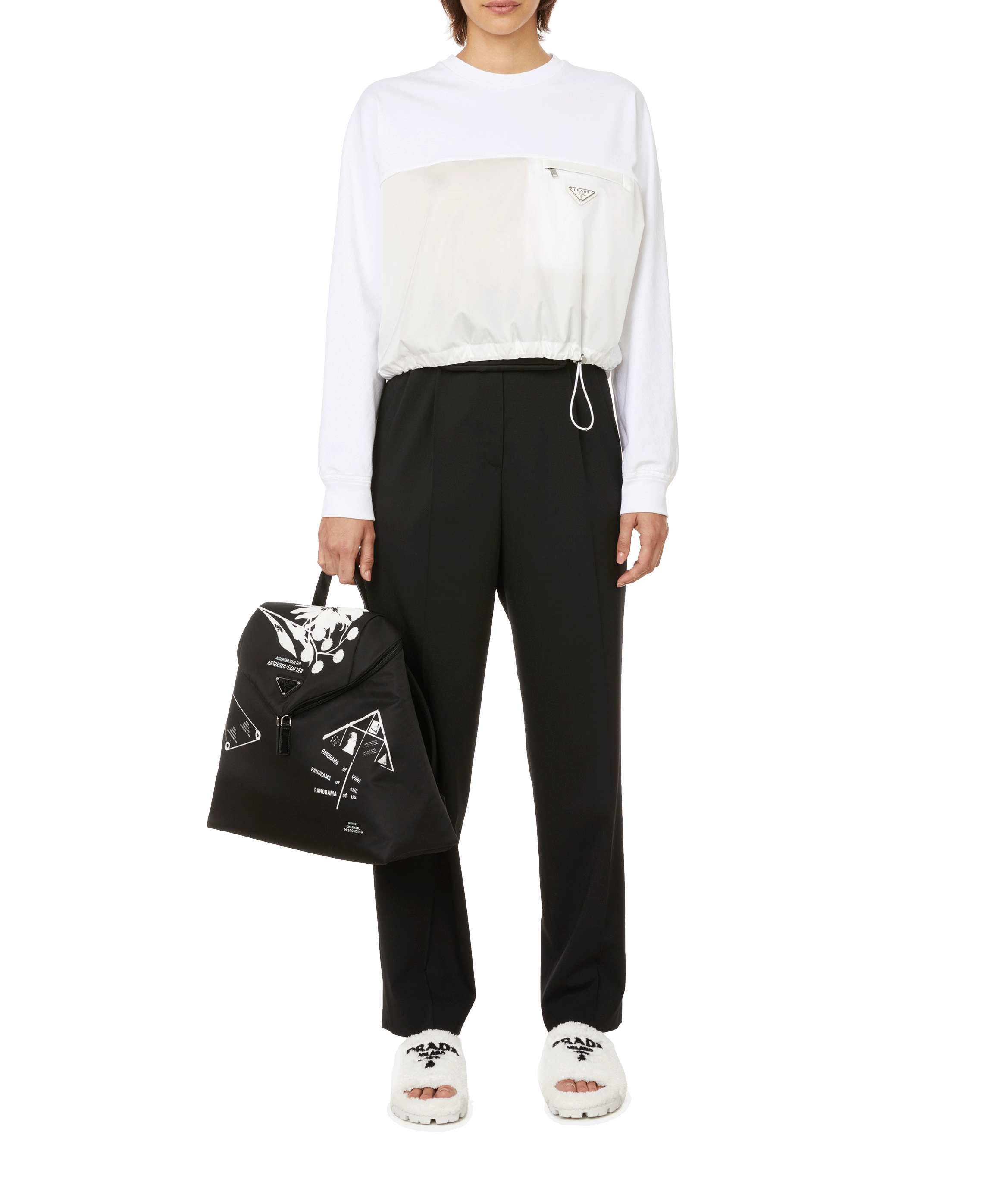 Claquettes fourrées PRADA Multicolore