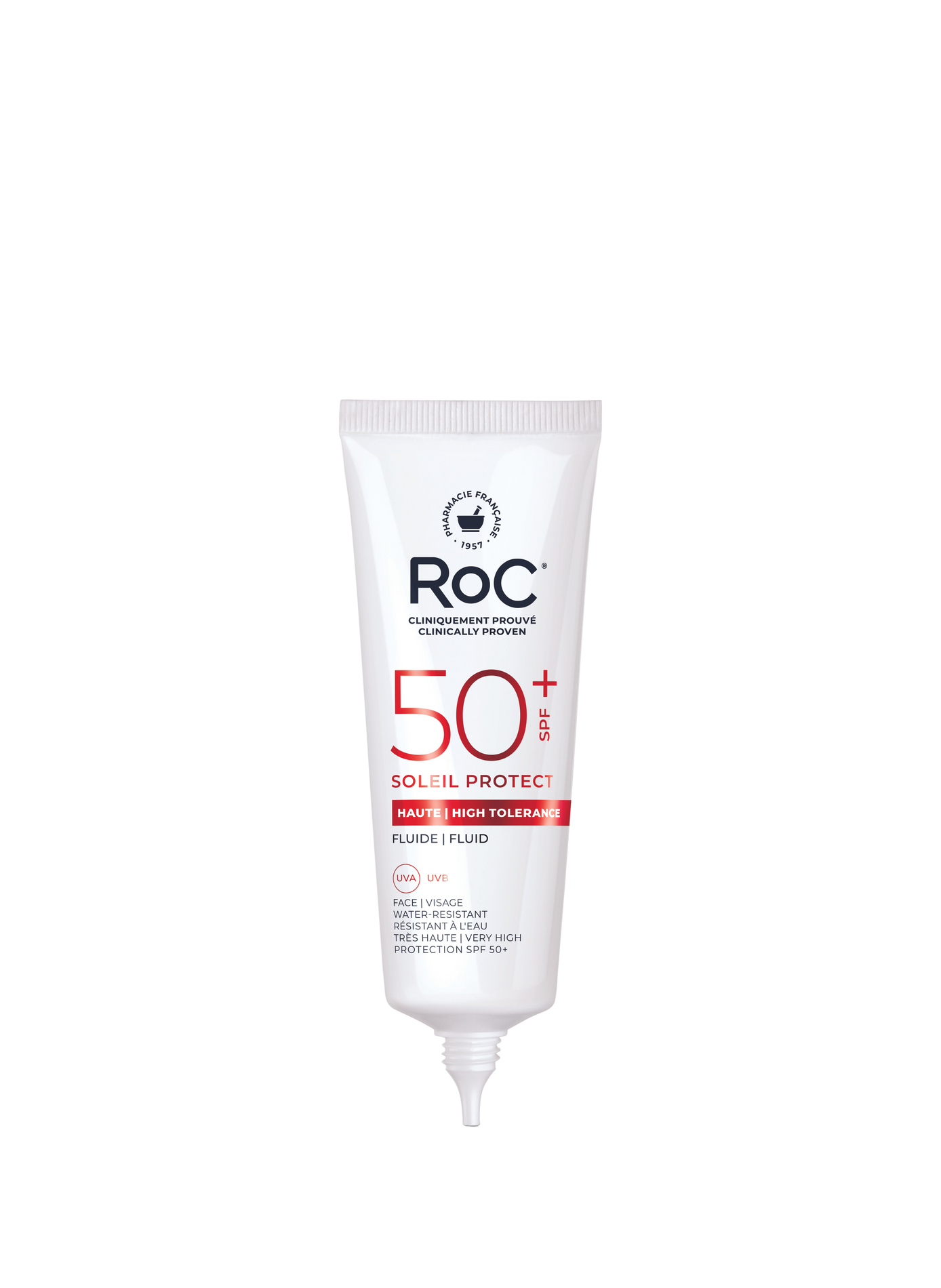 Soleil Protect Fluide Réconfortant Haute Tolérance  SPF50 ROC No color