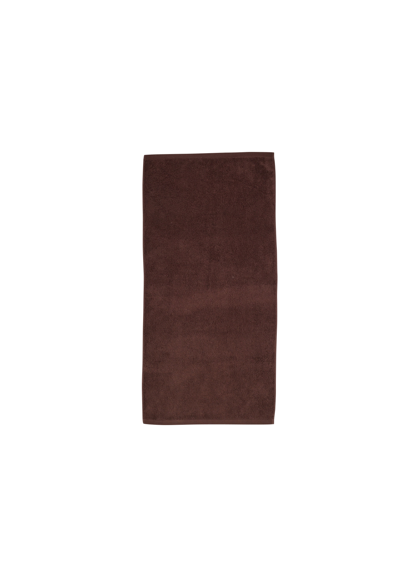Serviette de toilette en coton biologique AU PRINTEMPS PARIS Marron