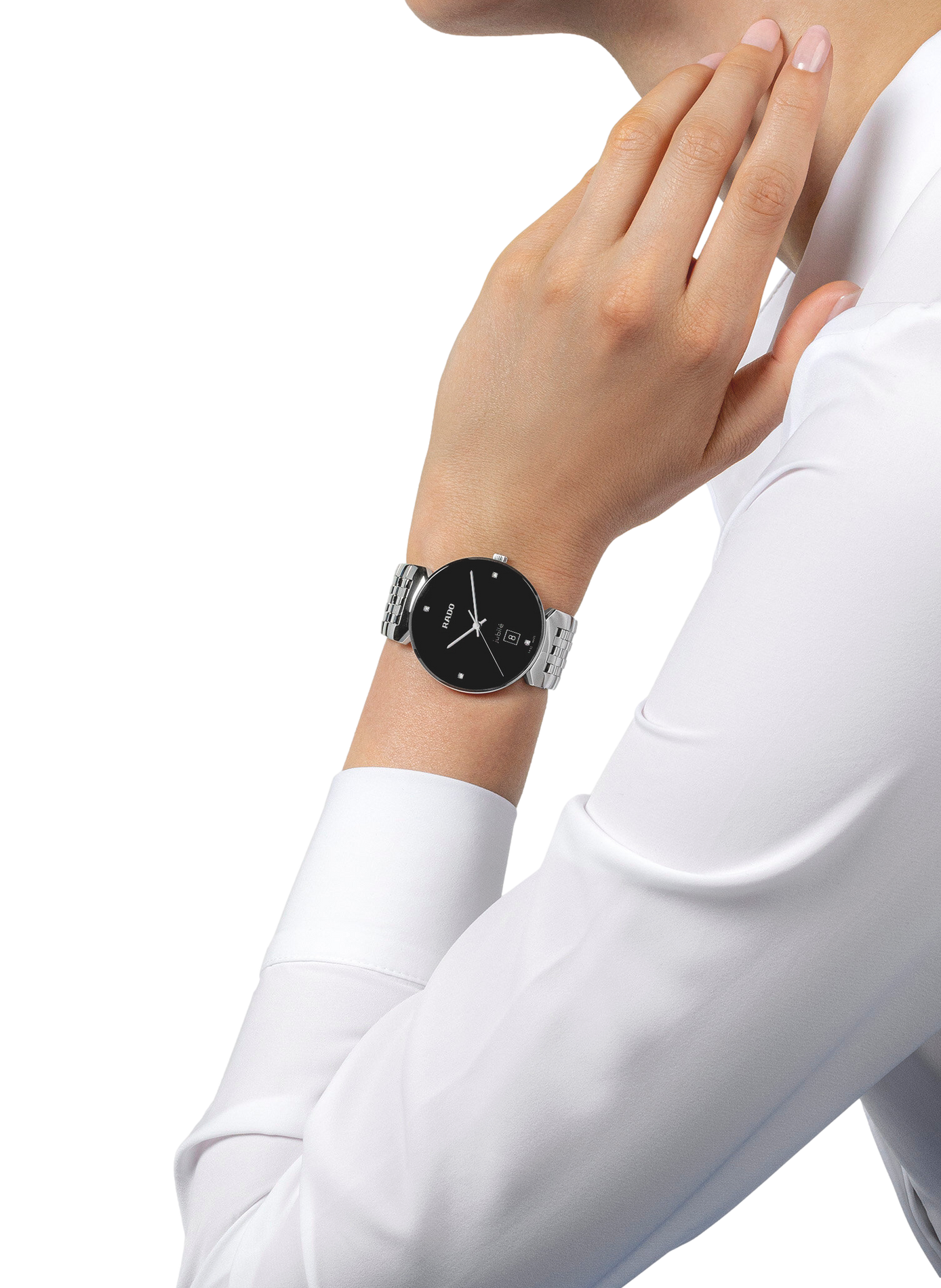 Montre quartz Florence en acier inoxydable RADO Noir
