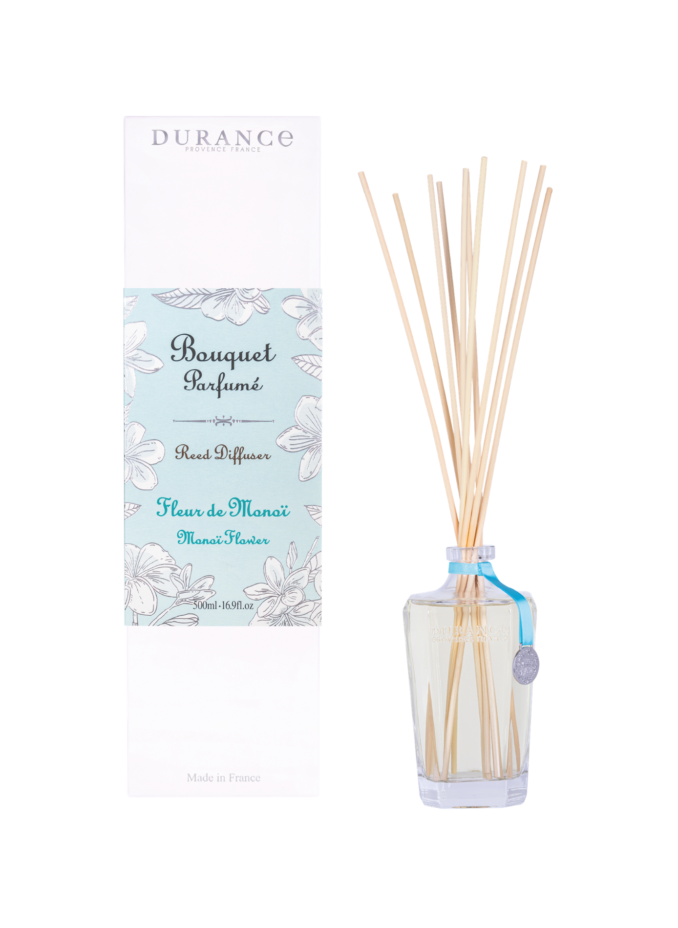 Monoi Flower 500ml Perfume Diffuser DURANCE Blue