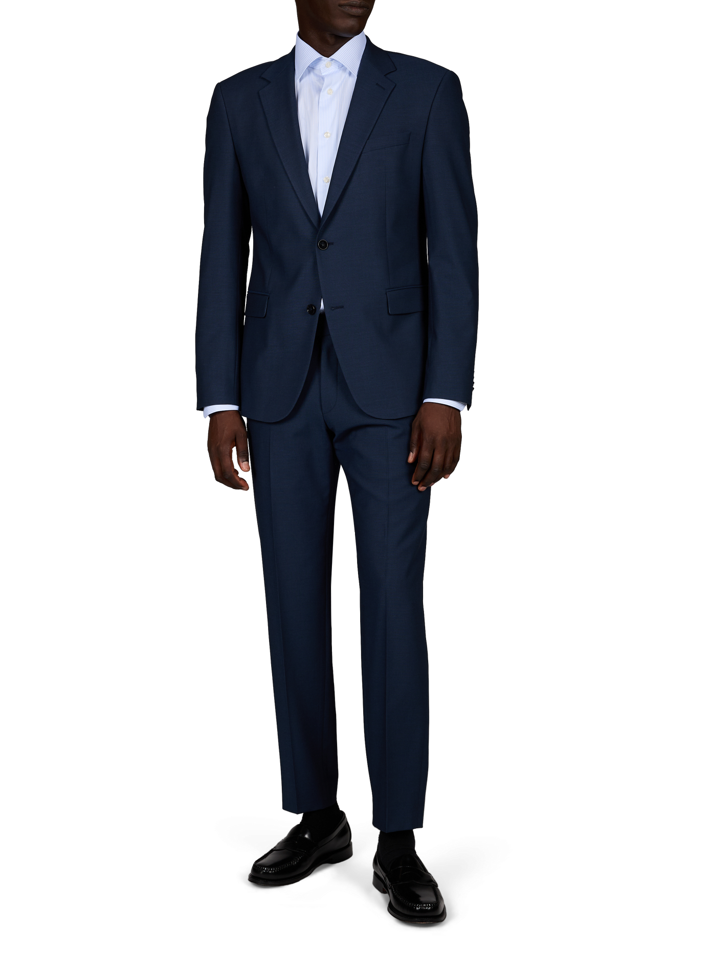 Chemise à rayures ETON Bleu