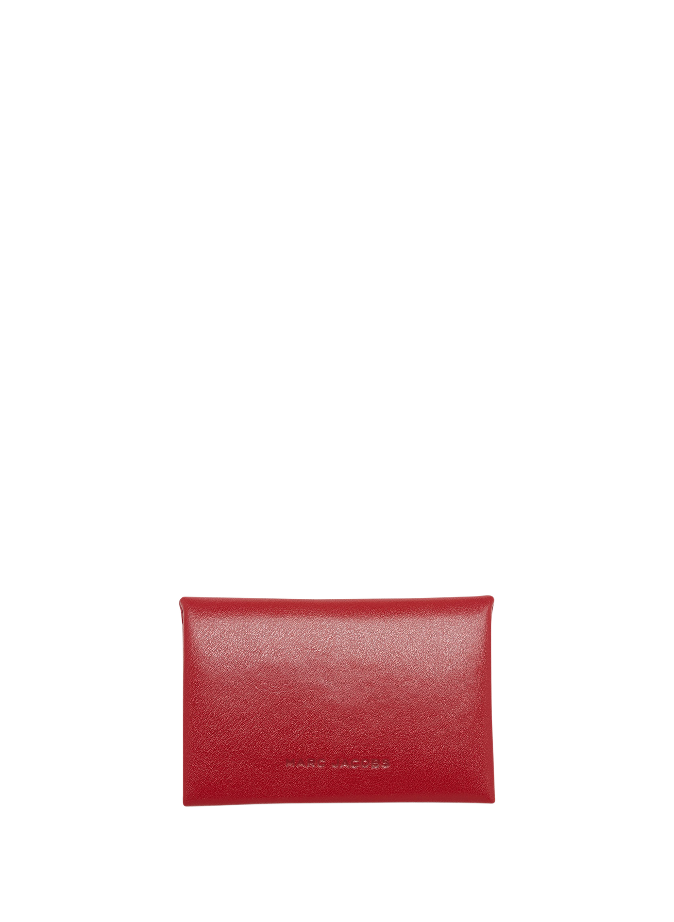 Scene Snap leather card holder MARC JACOBS Red
