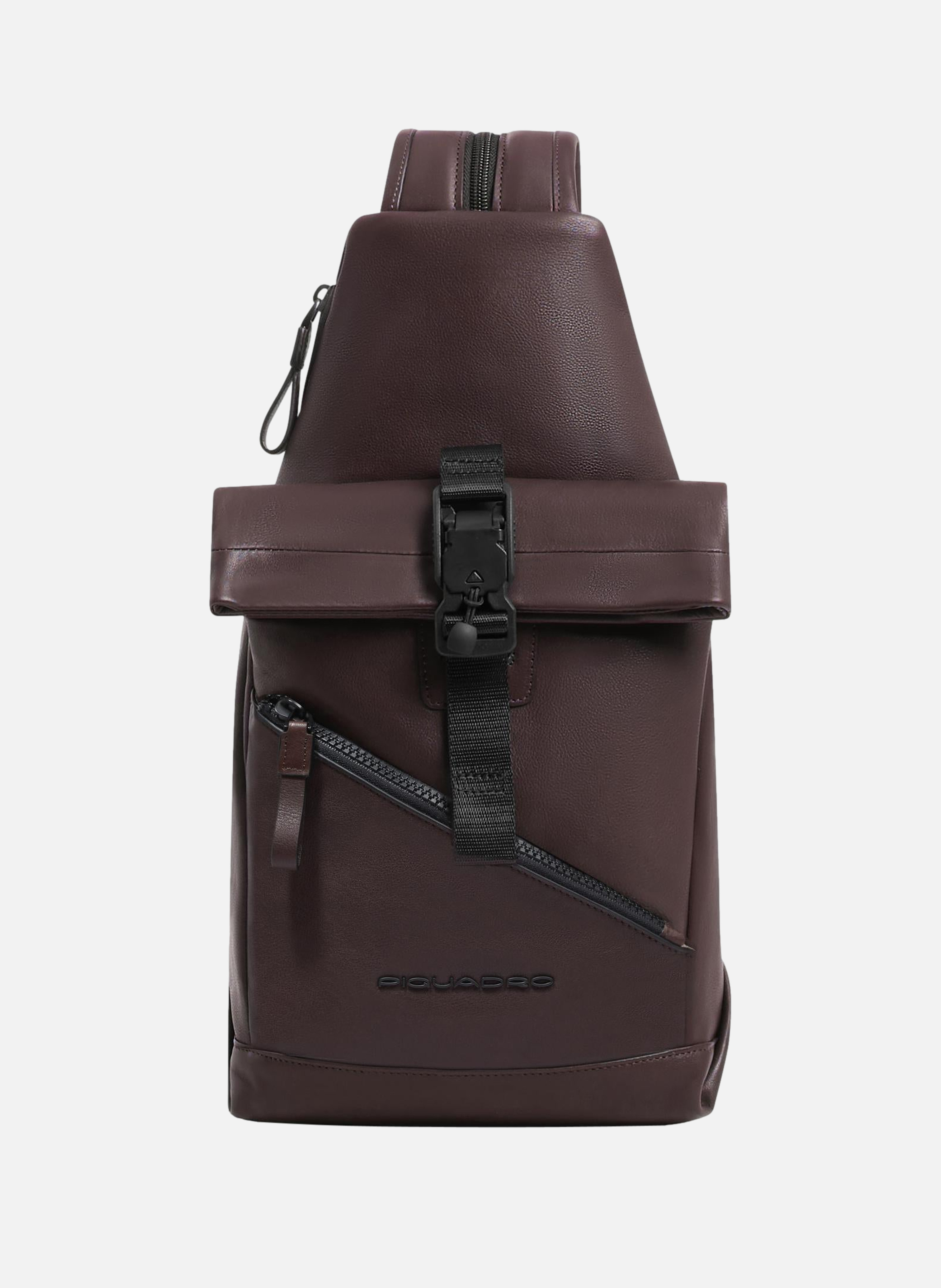 Convertible to backpack sling bag PIQUADRO Brown