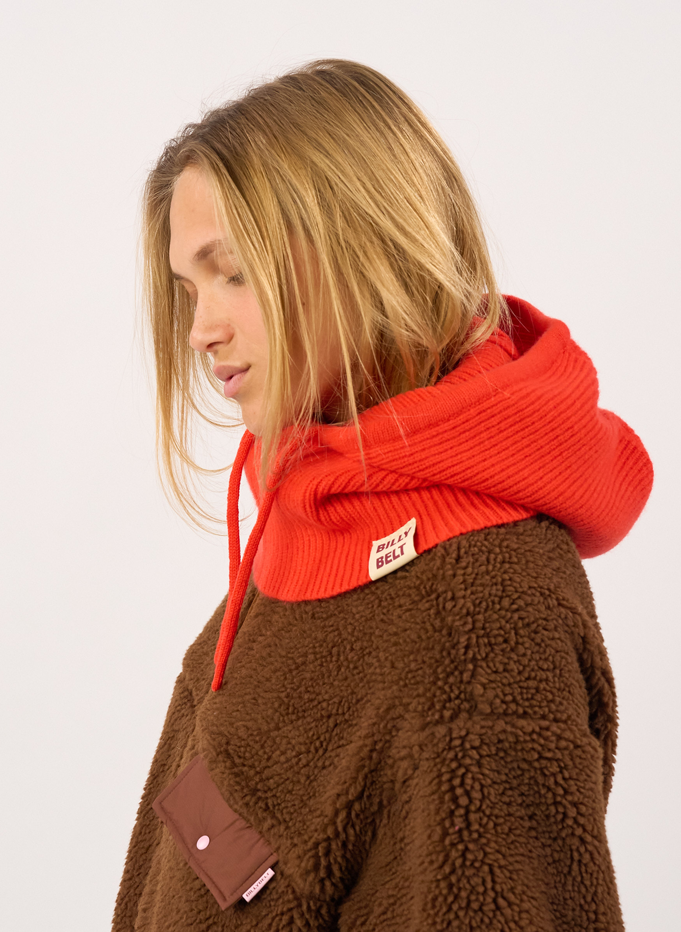 Cagoule en laine BILLYBELT Orange
