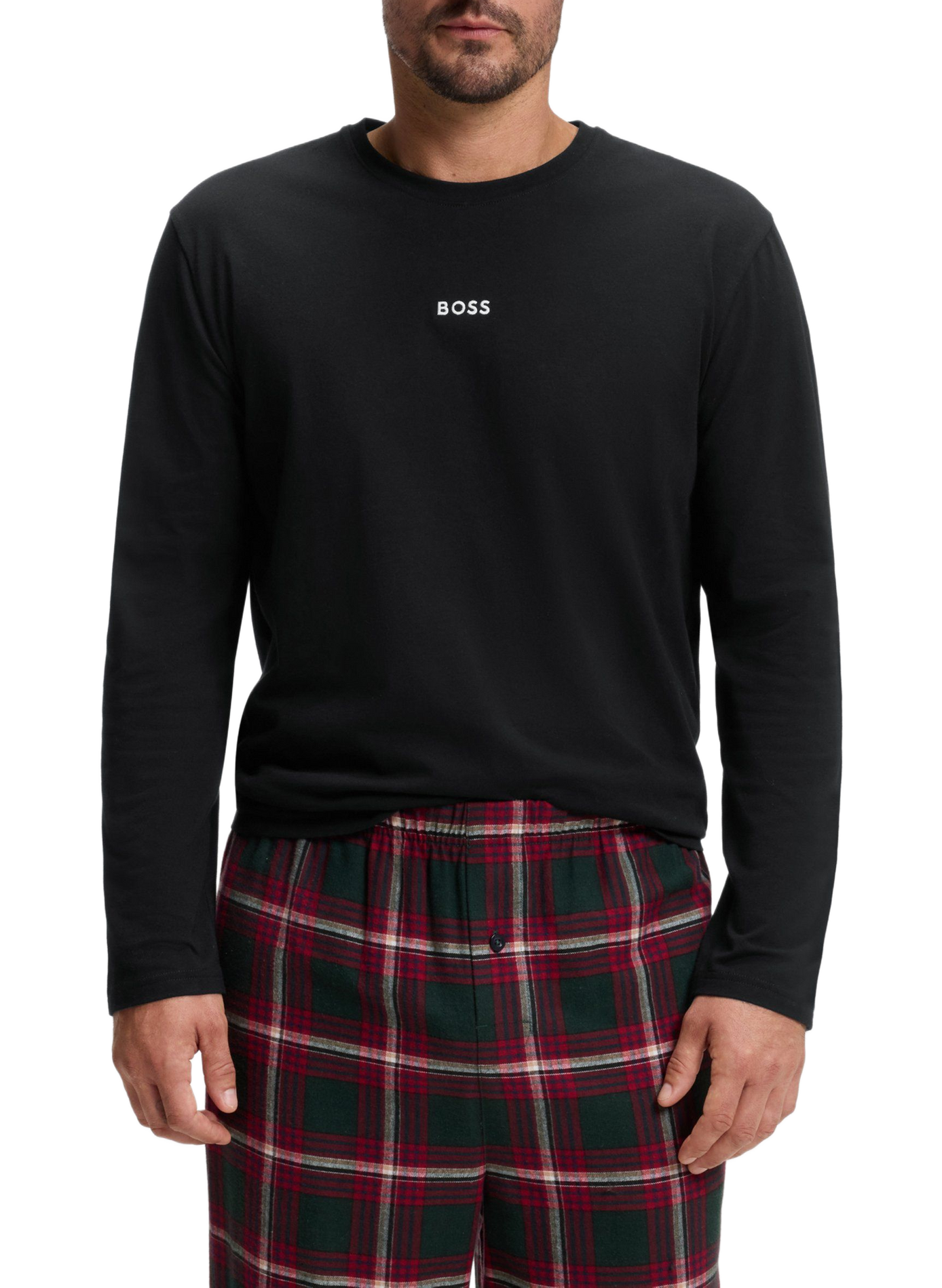 Ensemble de pyjama long BOSS Rouge
