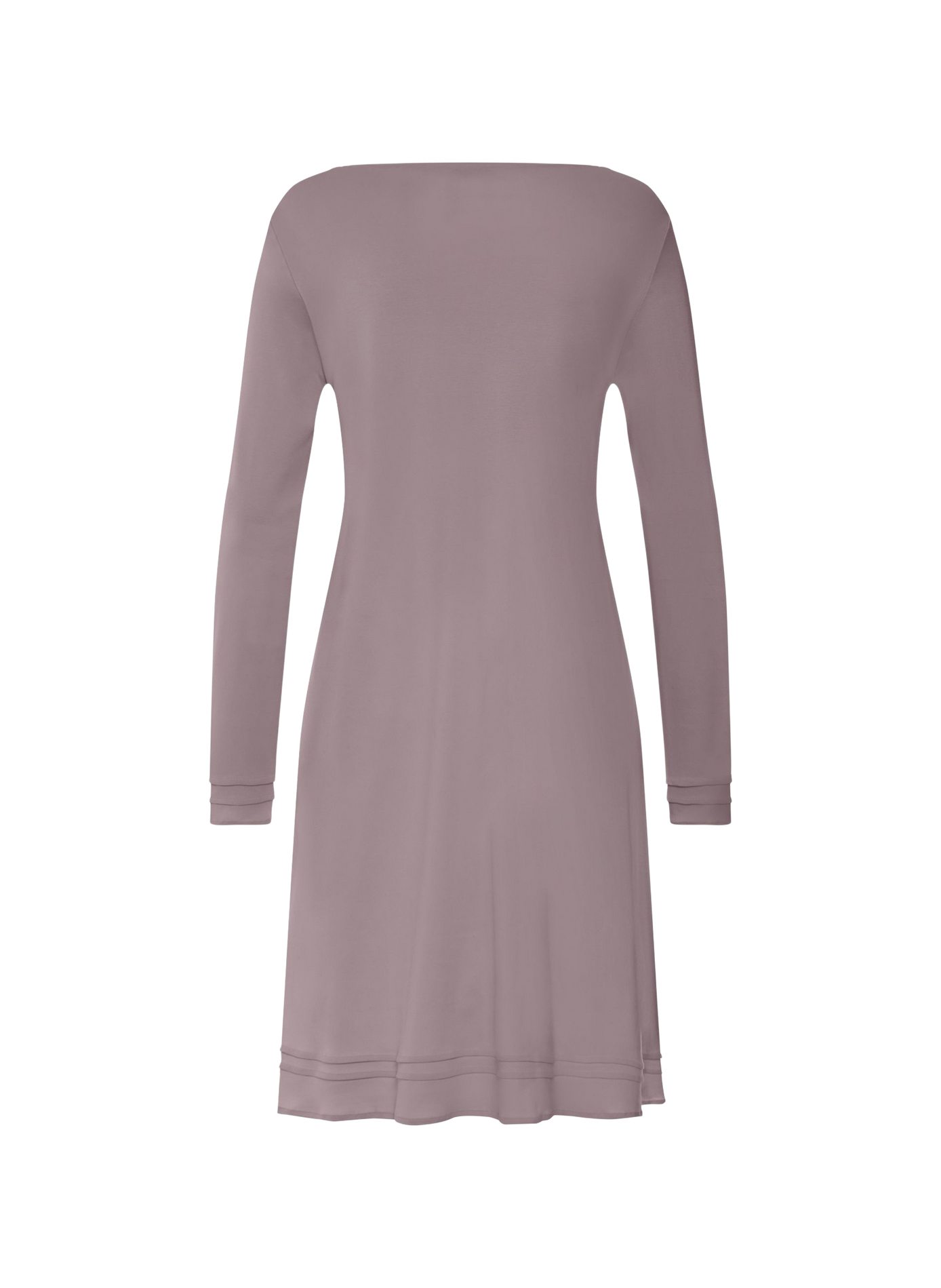 Robe de nuit évasée col rond en coton HANRO Rose