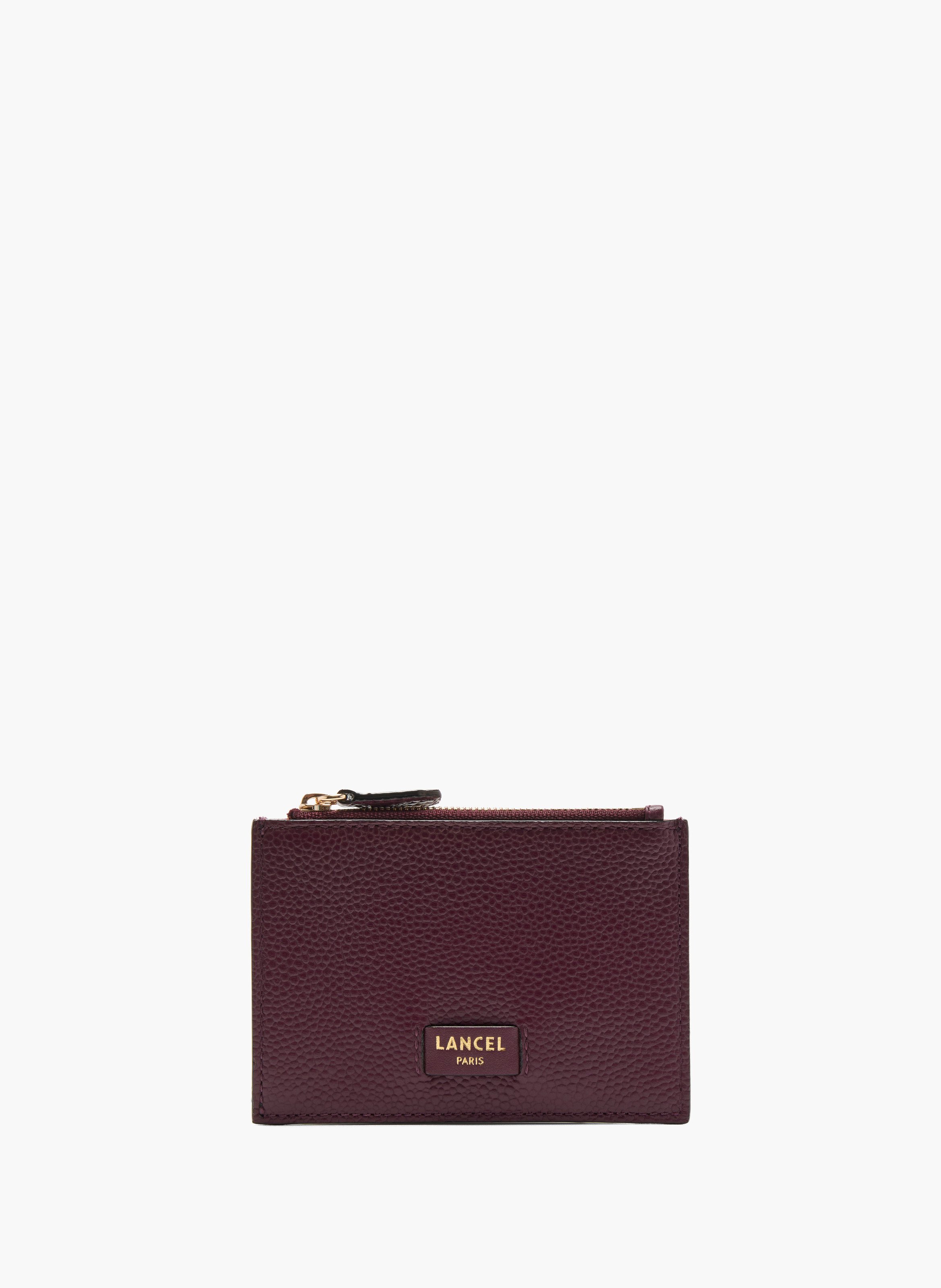 Porte-cartes à soufflet ninon de lancel, cassis et or LANCEL Violet