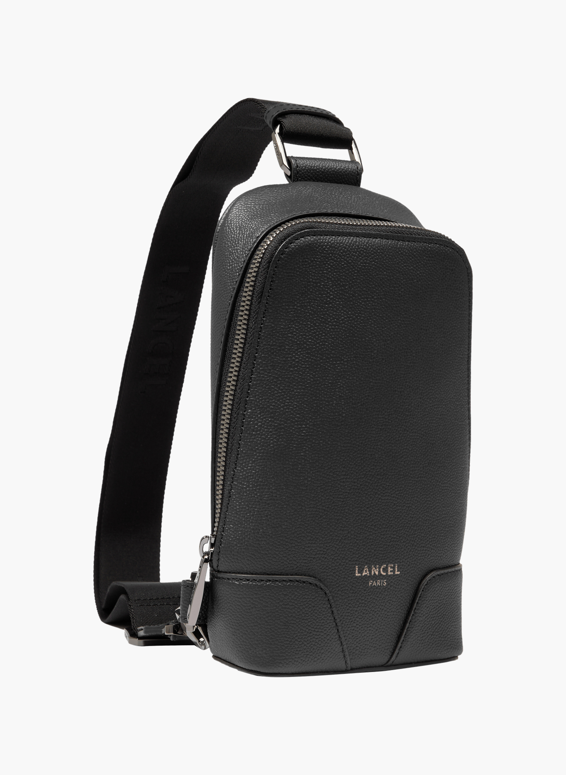 Bodybag charlie de lancel en cuir LANCEL Noir