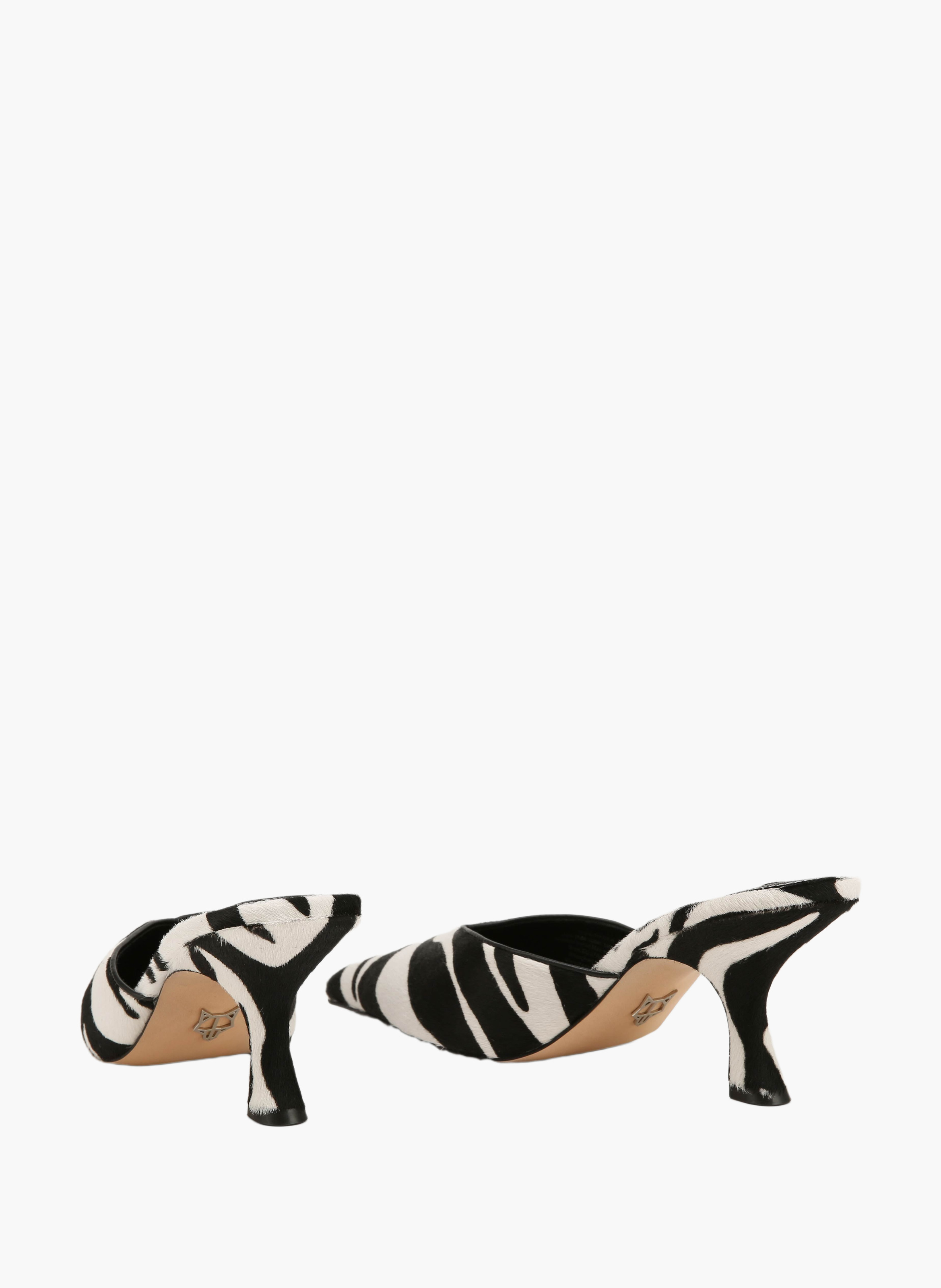 Chaussures à talons hagen en cuir poulain NAKED WOLFE Rayé