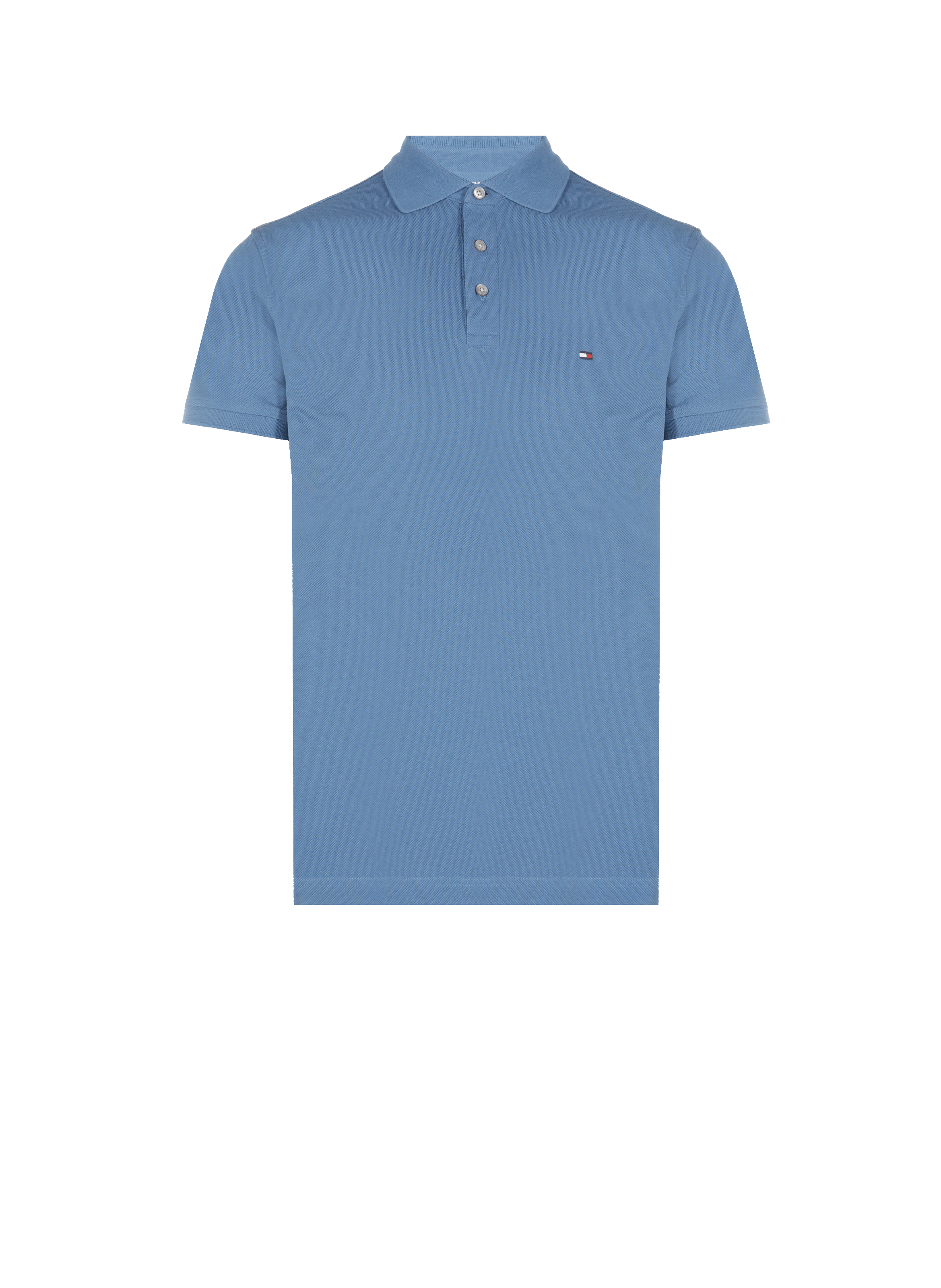 Polo slim en piqué de coton organique