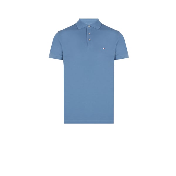 Polo slim en piqué de coton organique