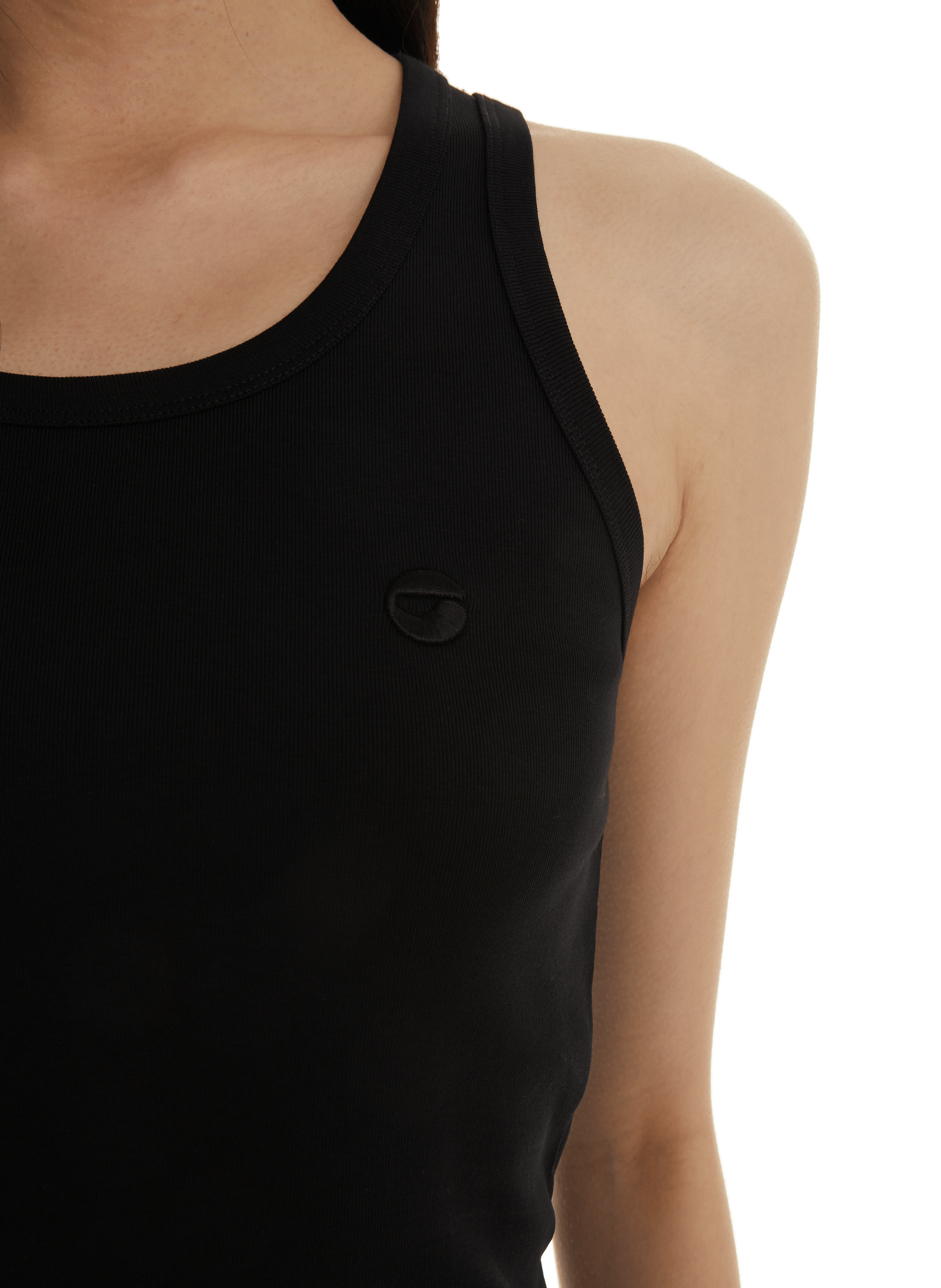 Cotton tank top  COPERNI Black