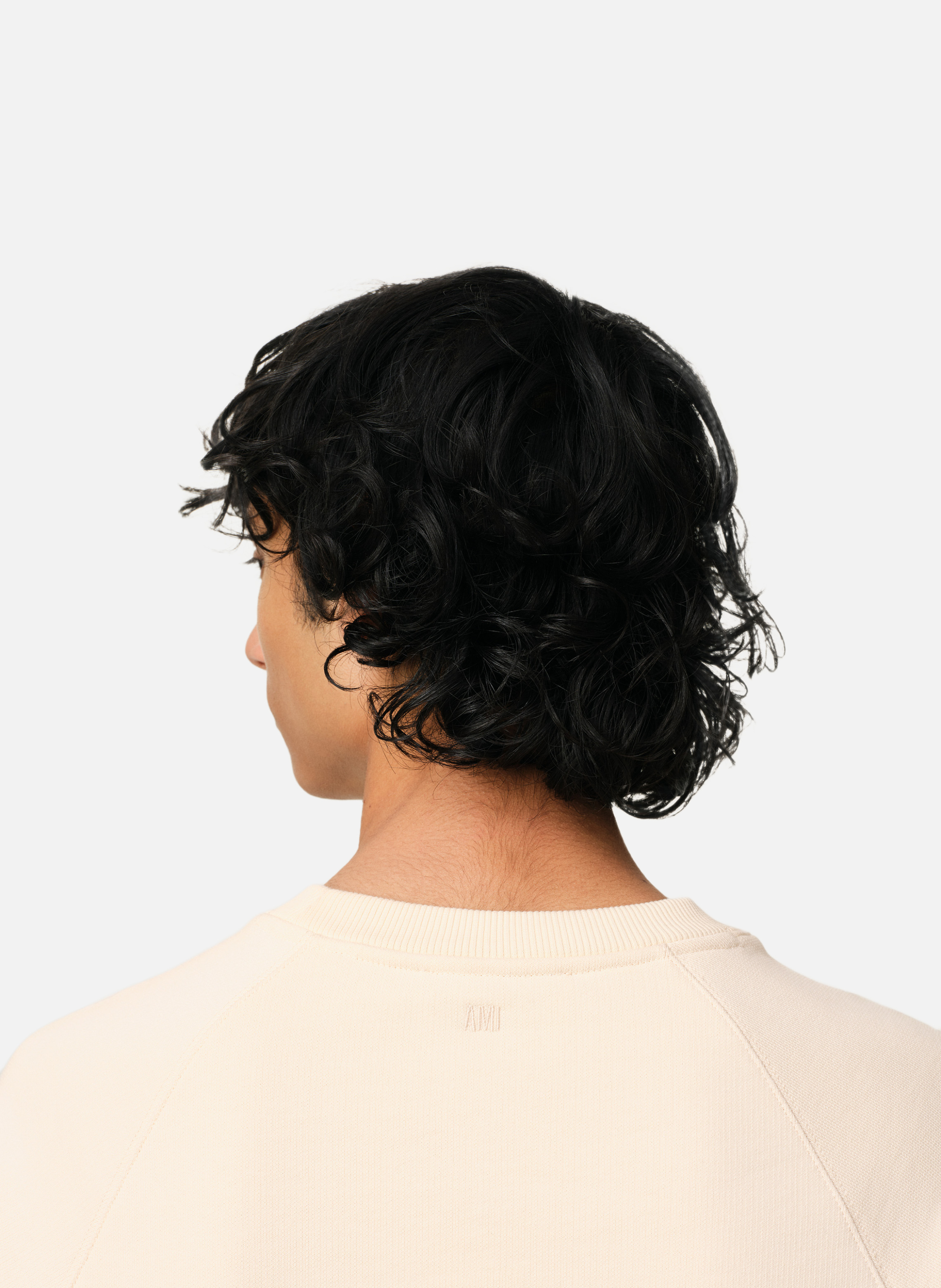 Sweatshirt patch ami de coeur unisexe AMI PARIS Blanc