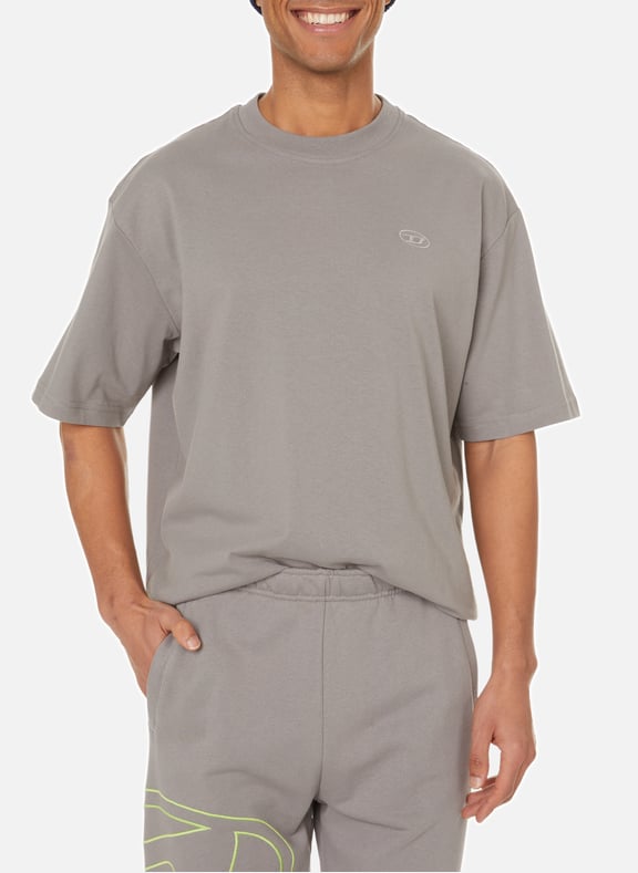 T-shirt en coton Gris by DIESEL DIESEL T-shirt en coton Gris