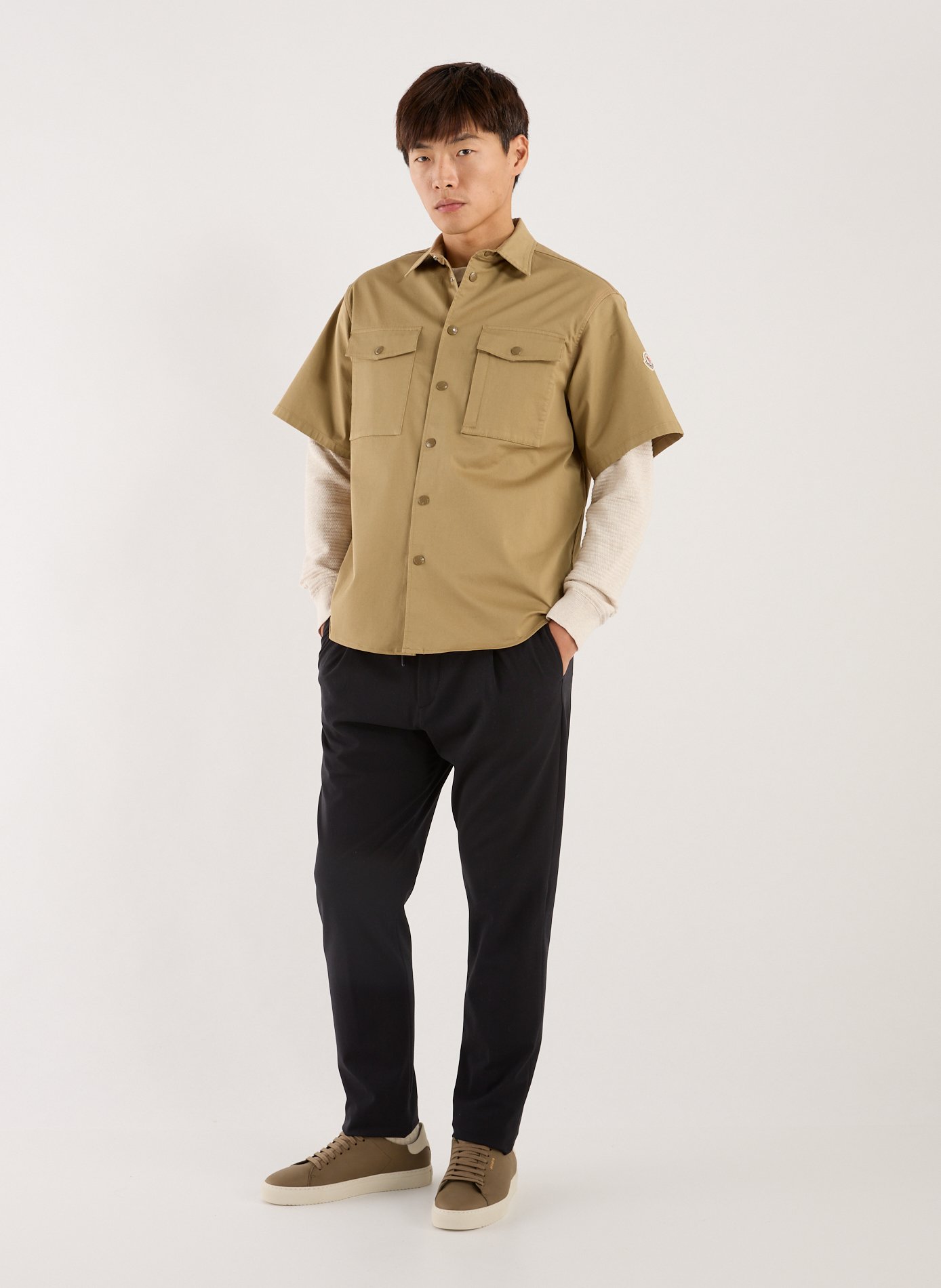  Cotton shirt MONCLER Beige