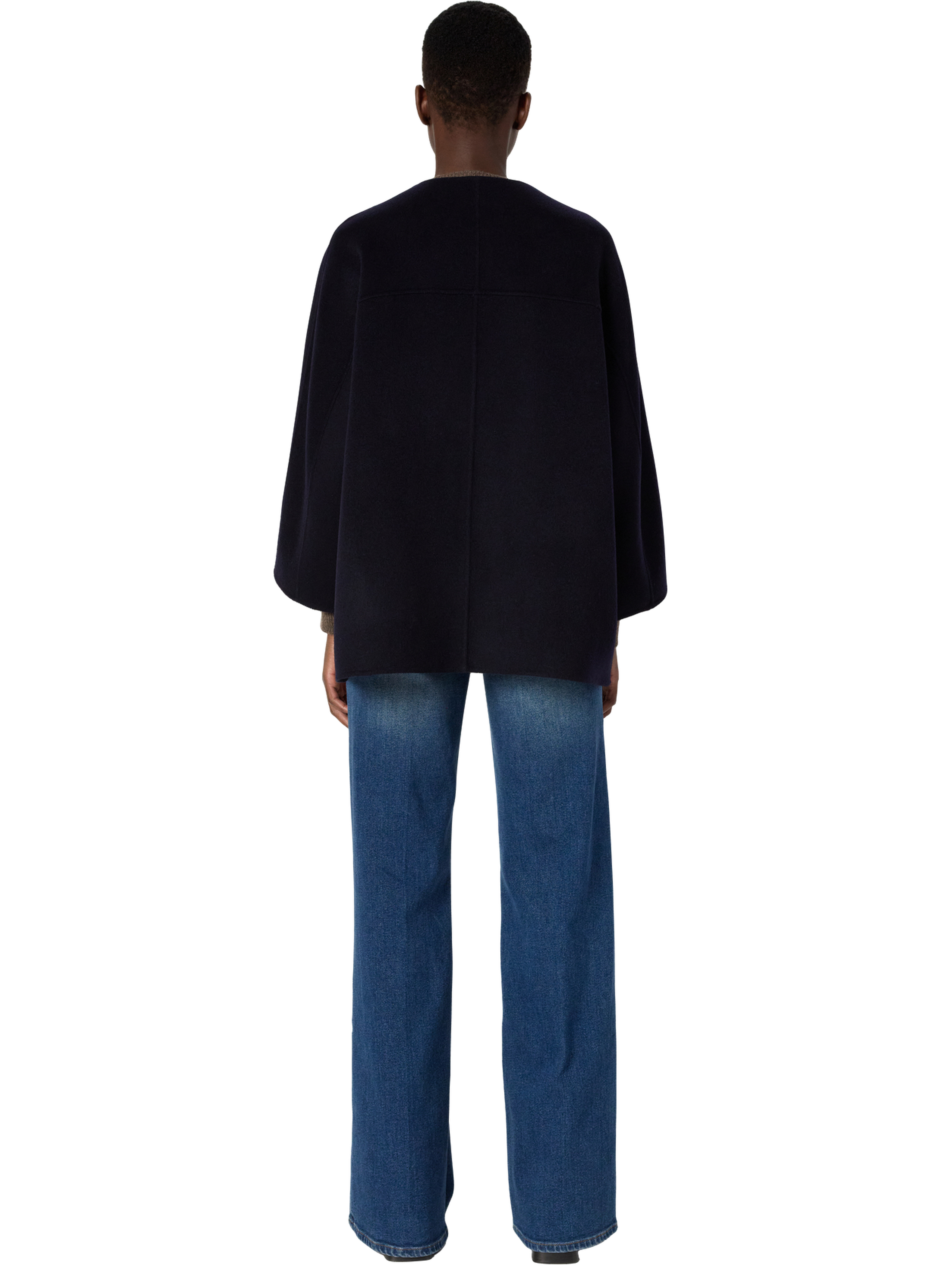 Manteau ample en laine double face - myriam GERARD DAREL Bleu