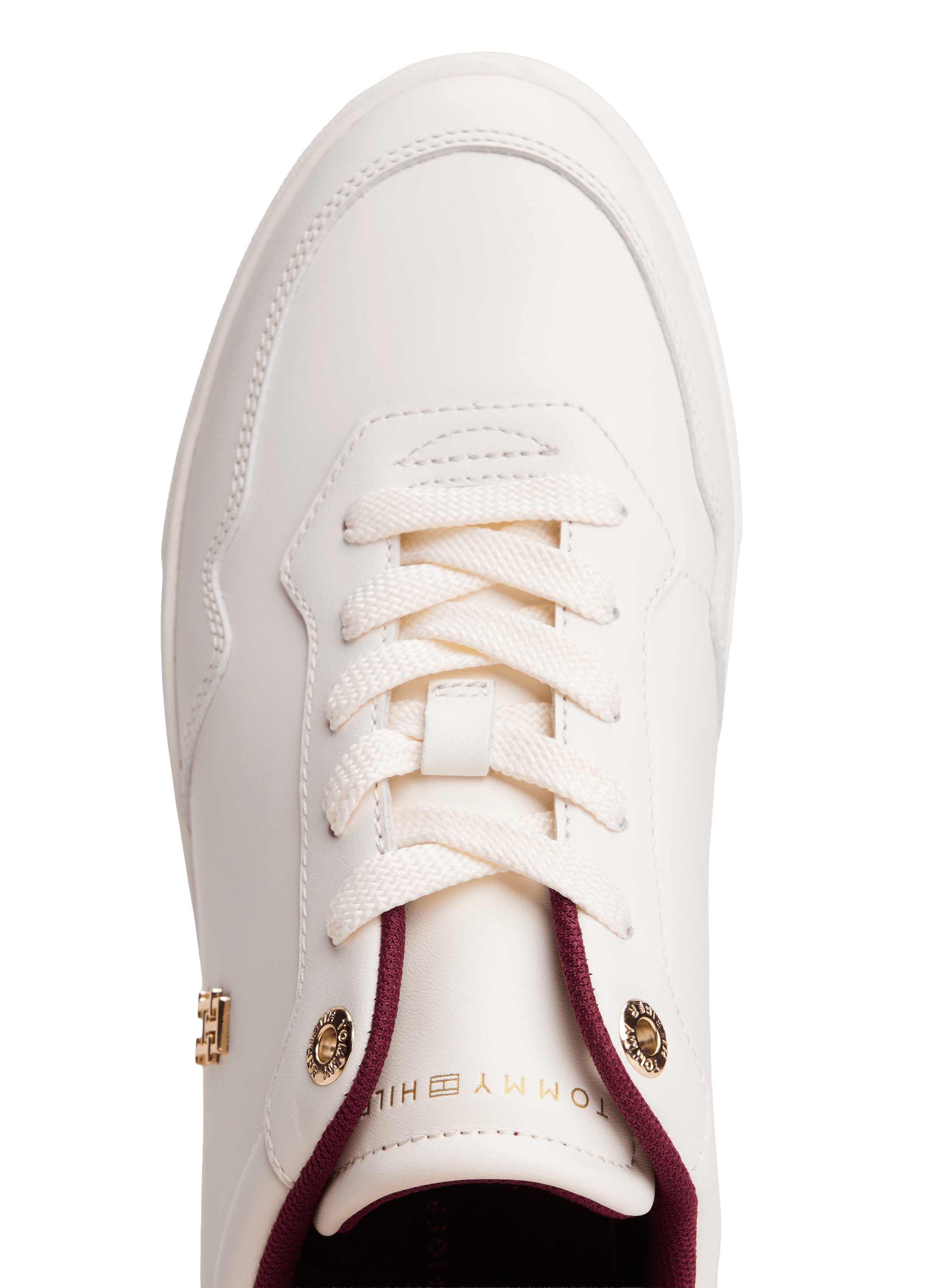 Baskets en cuir TOMMY HILFIGER Beige