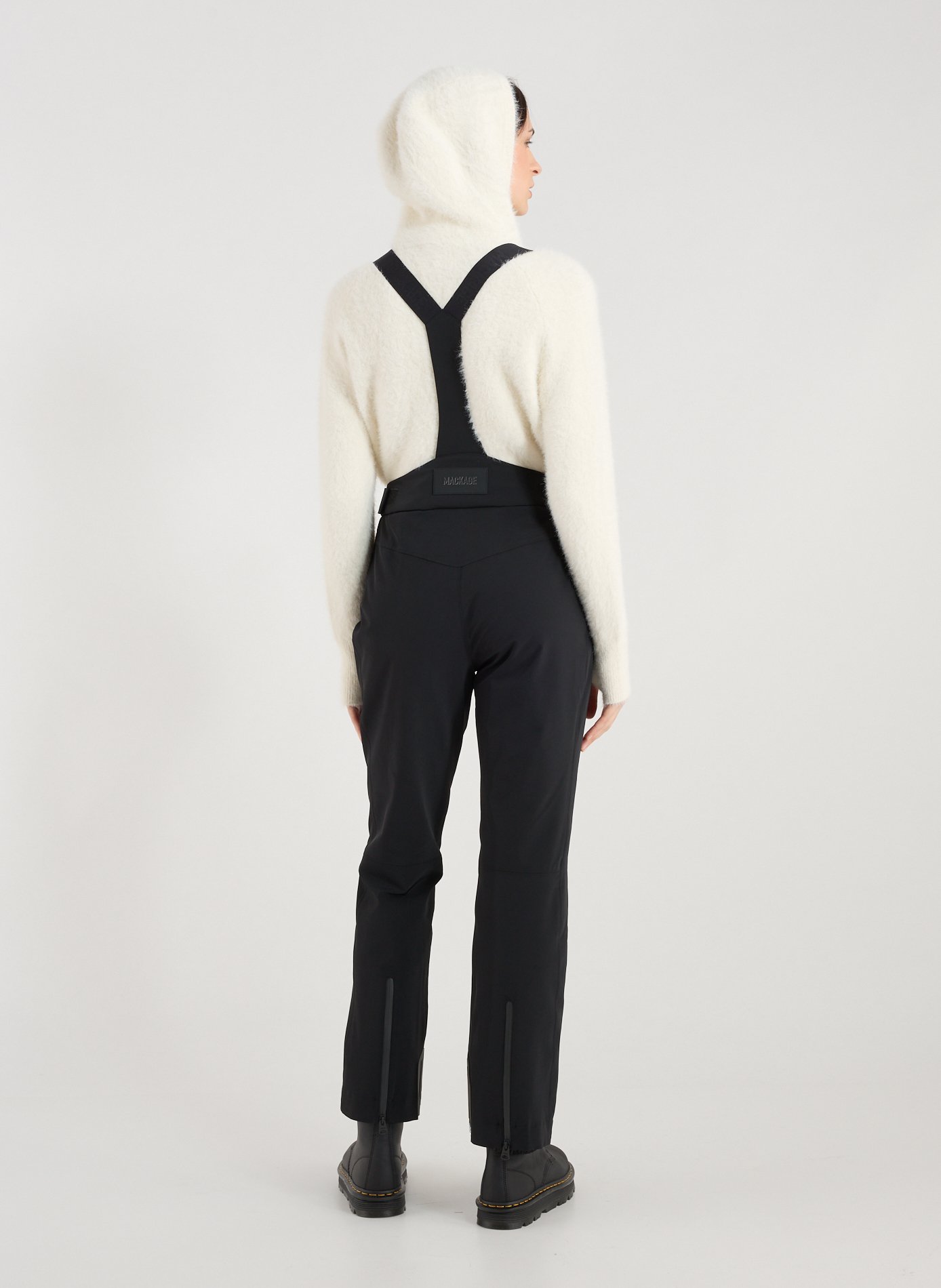 Ski pants with removable suspenders MACKAGE Black