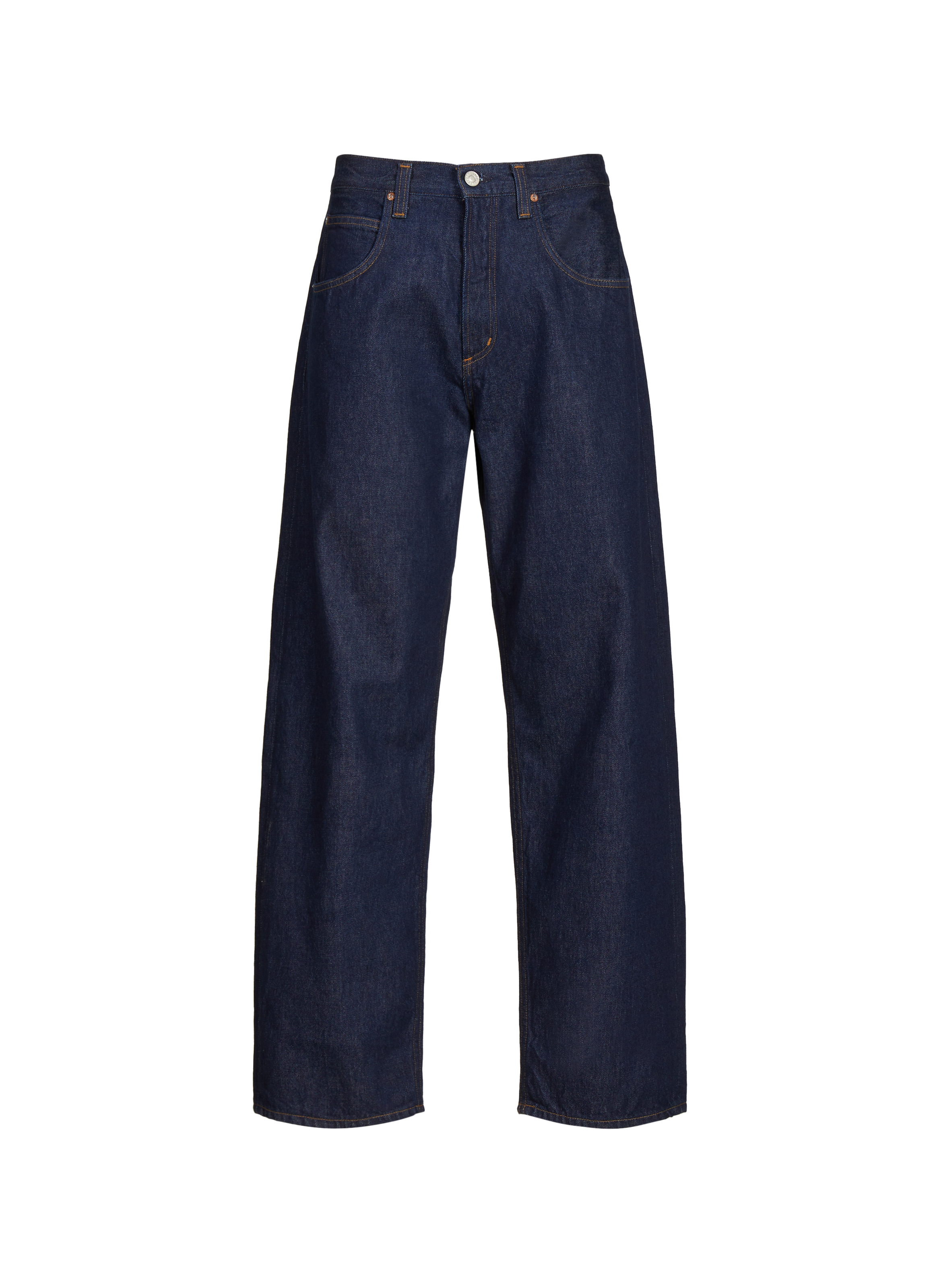 AGOLDE Jean ample Fusion Rinse en coton Bleu