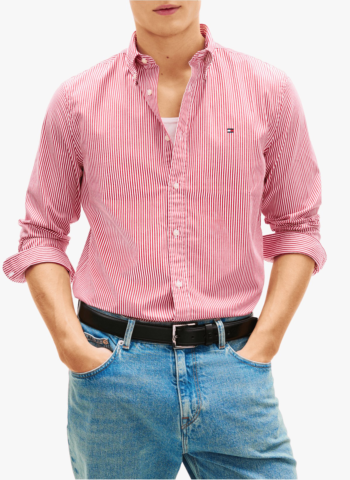 Chemise rayée en coton