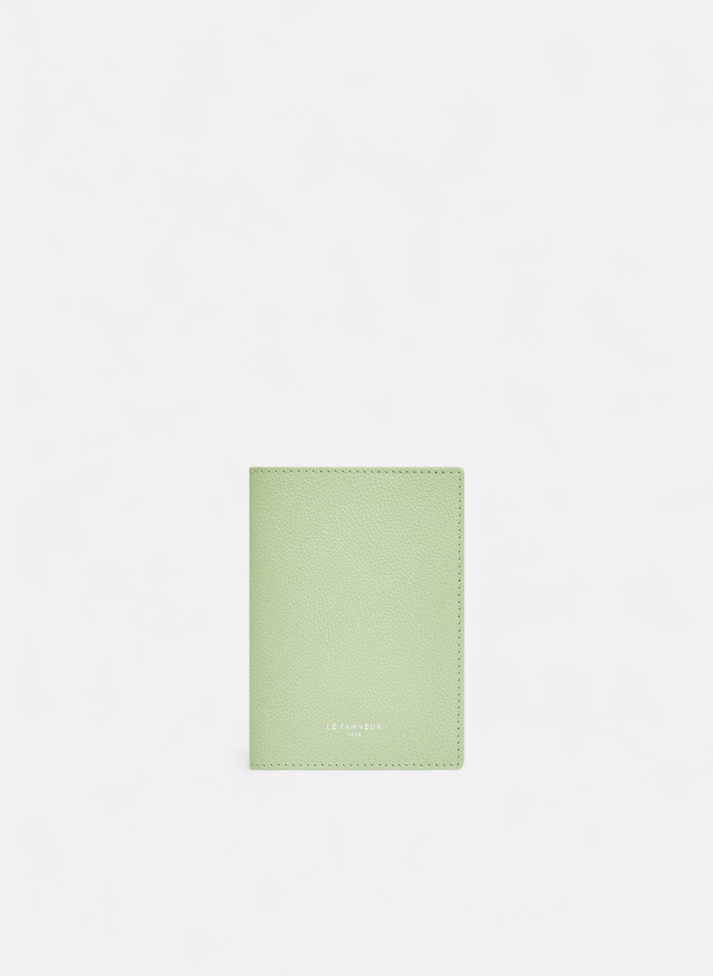 Porte passeport en cuir grainé LE TANNEUR Vert